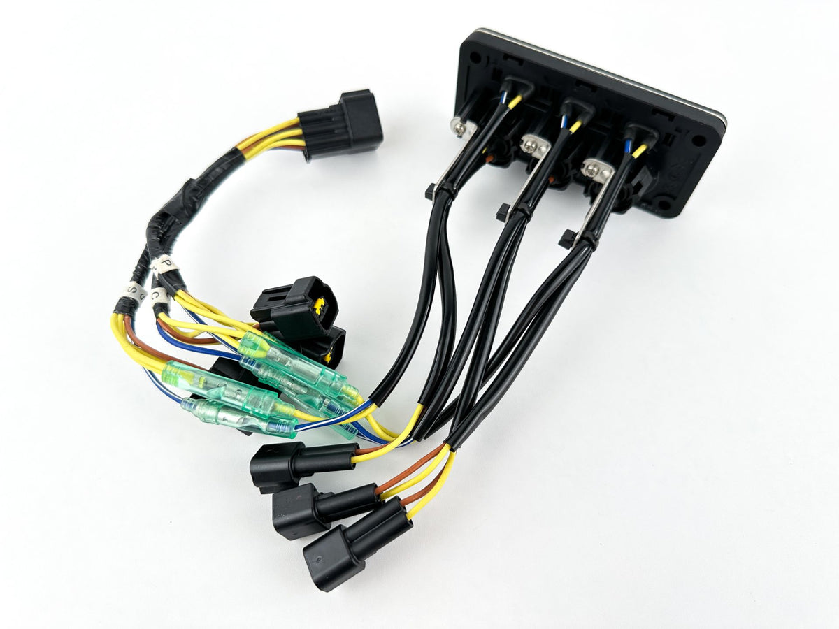 Yamaha 6X6-82570-F0-00 Command Link Triple Engine Start Stop Switch Panel