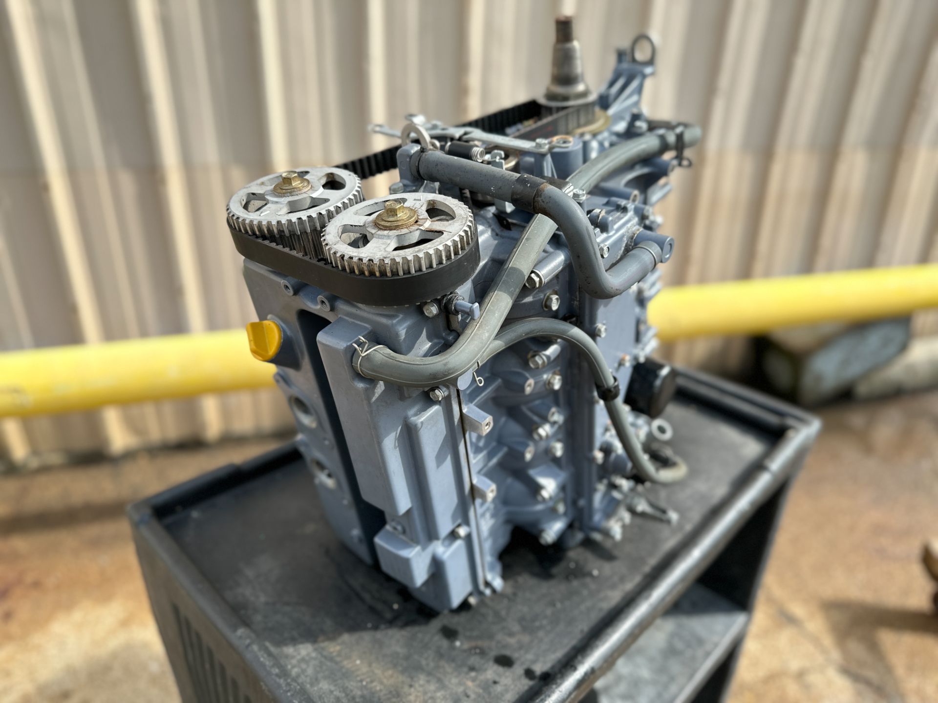 2001 - 2004 Yamaha F 80 90 100 HP 4 Stroke Outboard Powerhead Crankcase Assembly