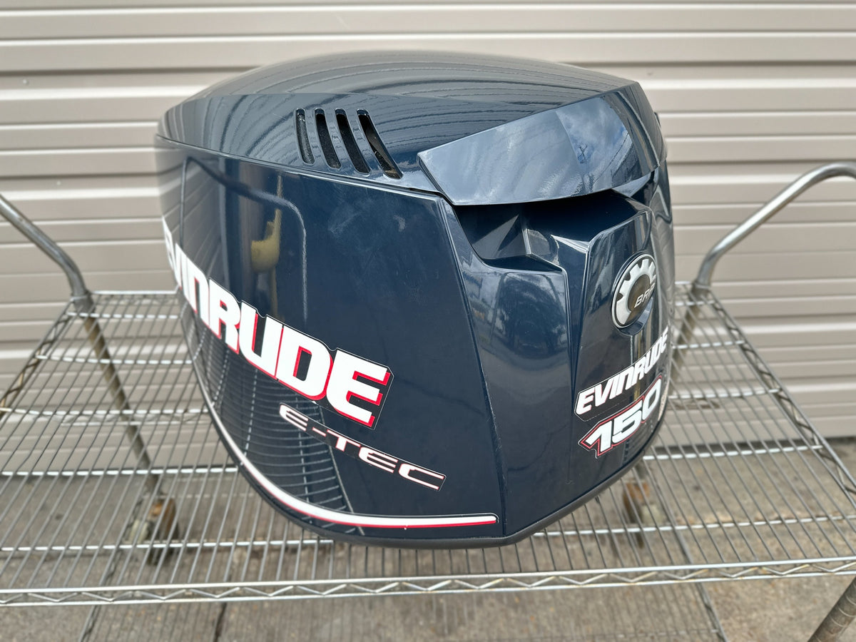 2013 Evinrude 150 HP 2 Stroke Etec Outboard Top Cowling 0285749 OEM