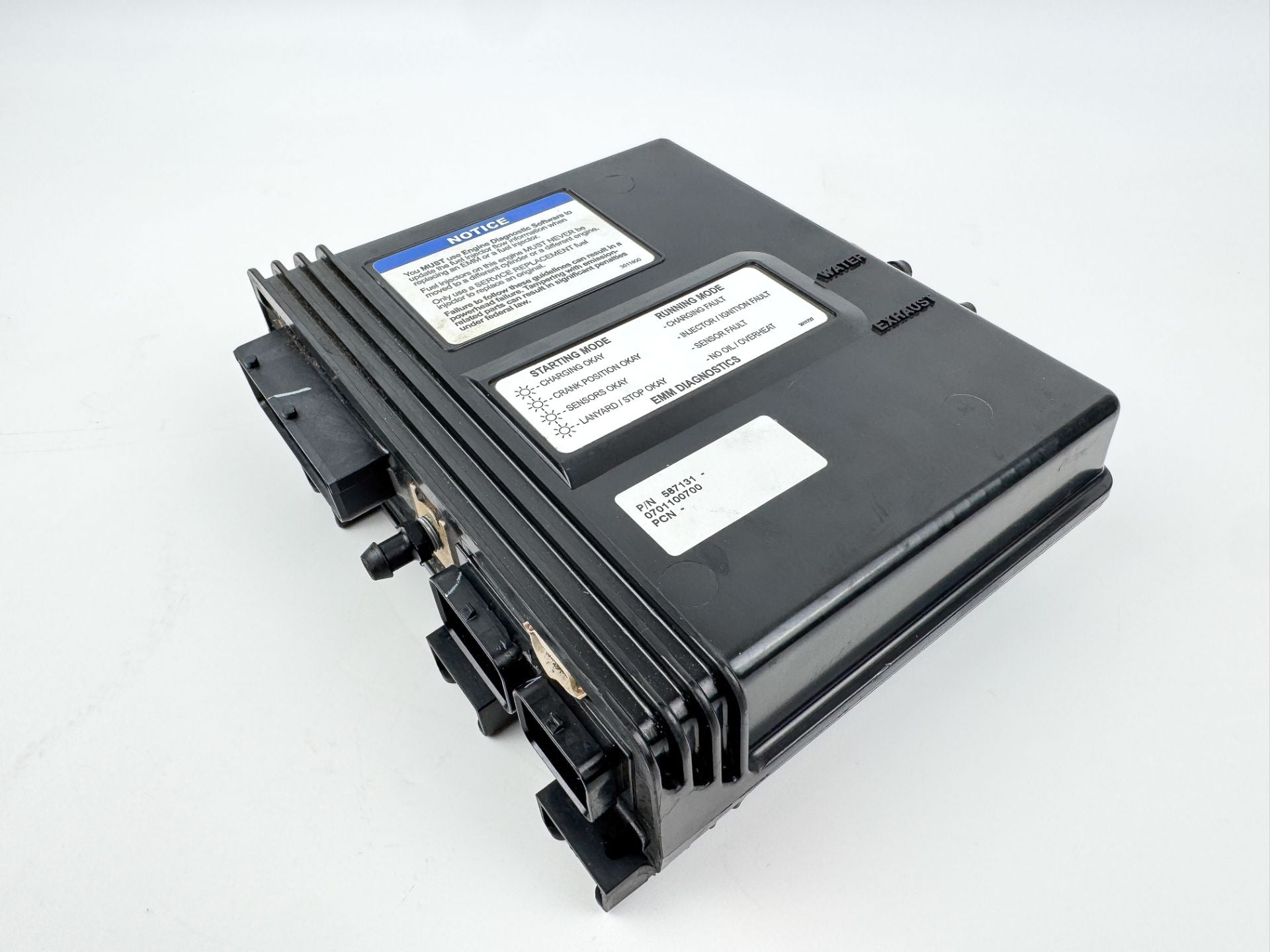 2012 Evinrude 250 HP 2 Stroke Etec Outboard Engine Control Unit ECU EMM 0587130 OEM