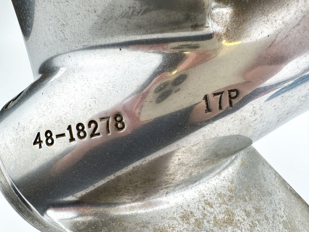 Mercury 48-18278A46 15 1/2 x 17 Propeller Outboard Engine Standard Rotation RH