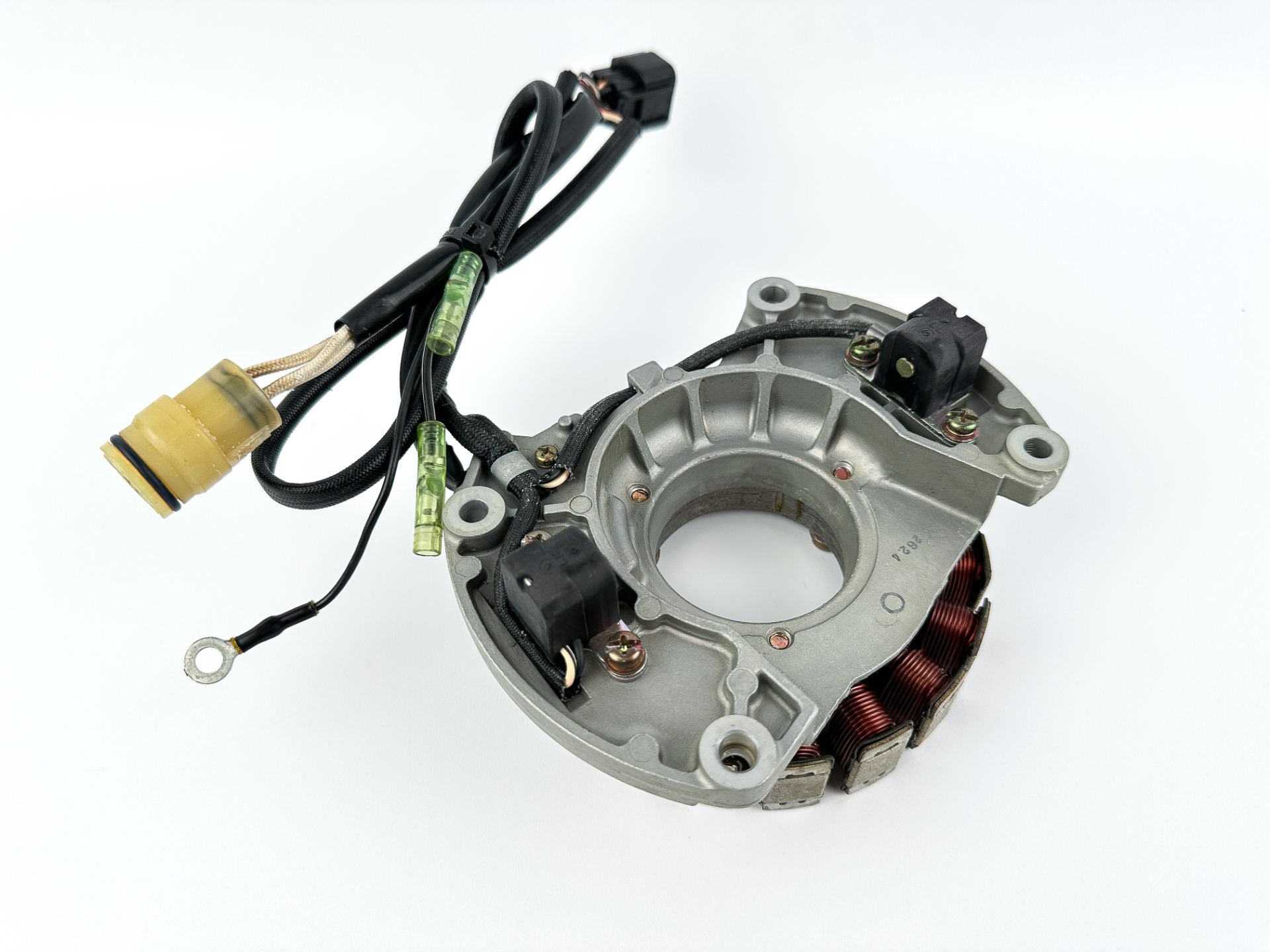 02-04 Yamaha 75 80 90 100 HP 4 Stroke Outboard Pulser Base Stator Assembly 67F-85560-01-00