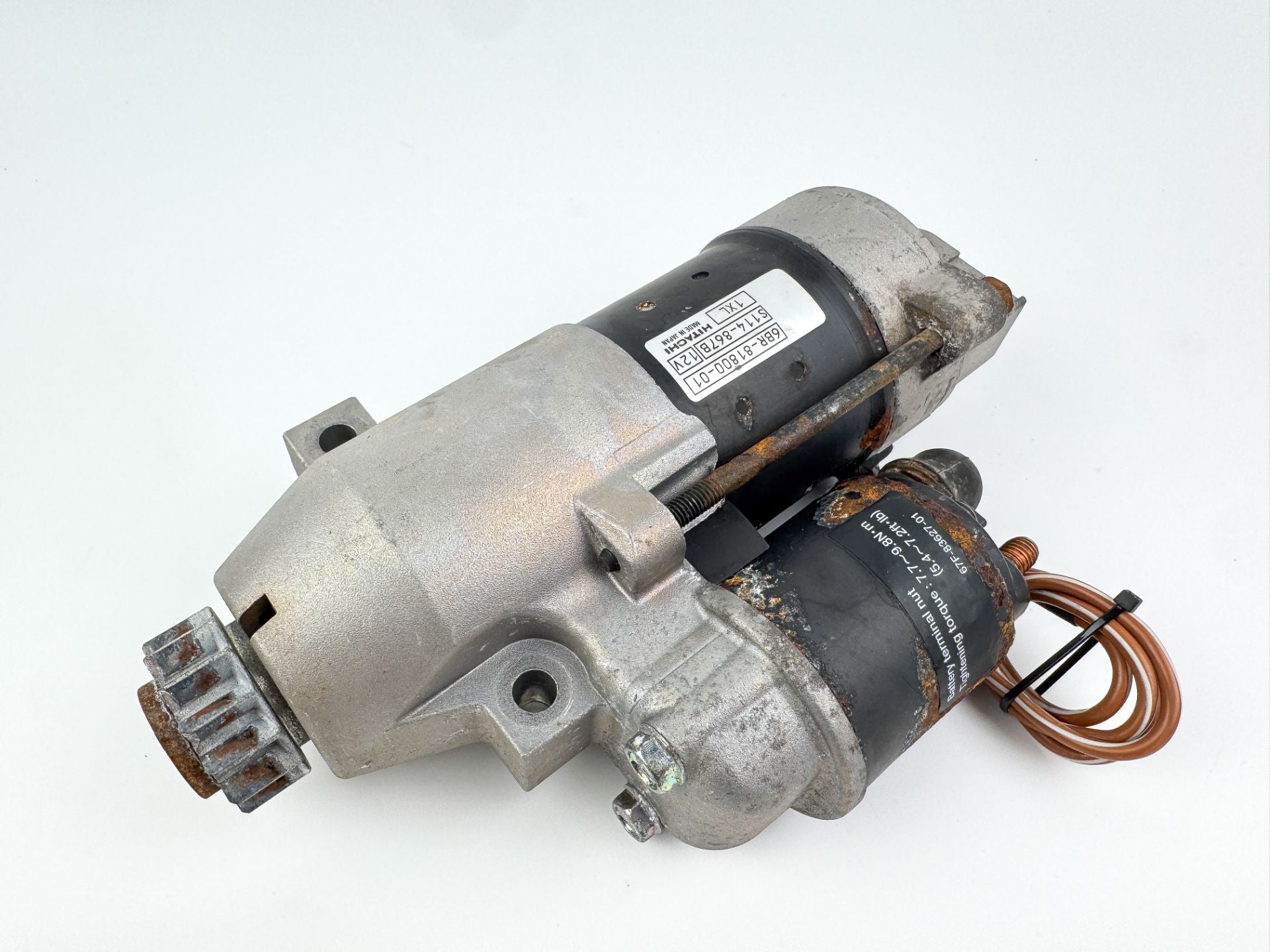 2004 Yamaha 150 HP 4 Stroke Outboard Starter Motor 63P-81800-00-00 OEM