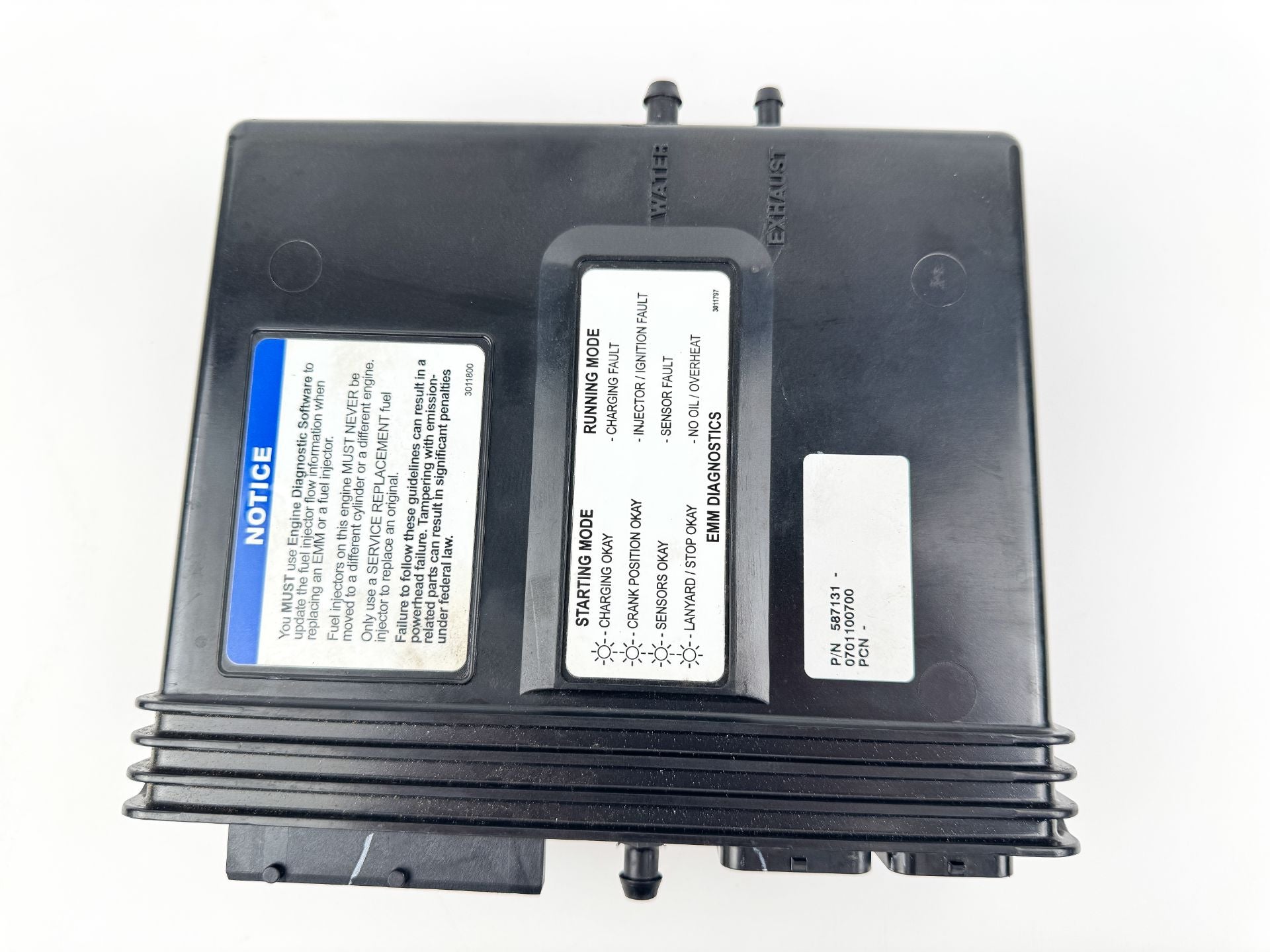 2012 Evinrude 250 HP 2 Stroke Etec Outboard Engine Control Unit ECU EMM 0587130 OEM