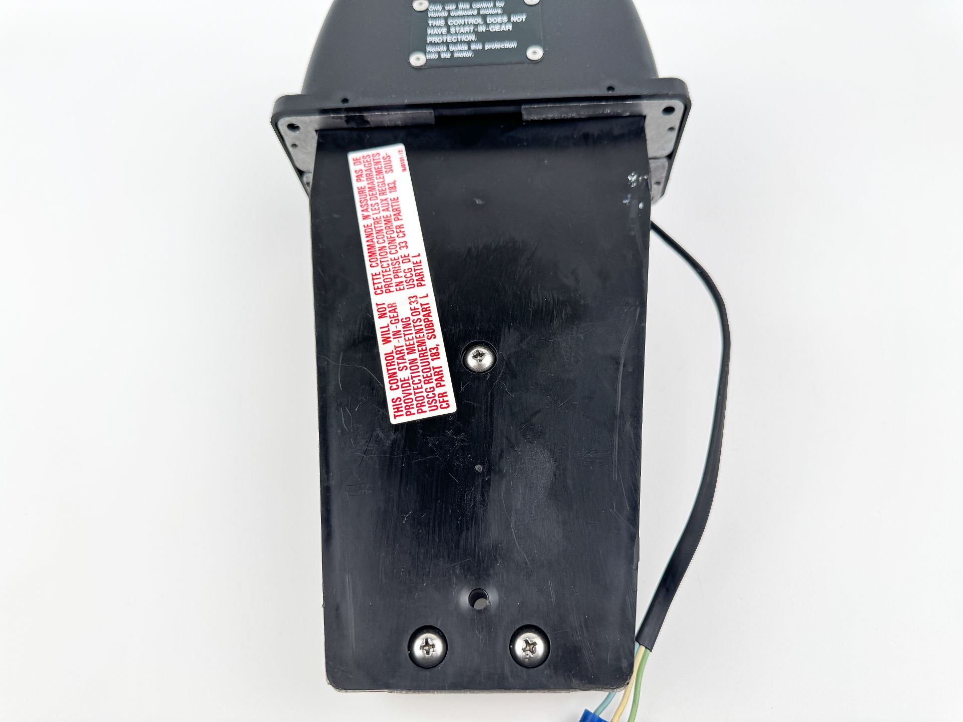 Honda Top Mount Single Binnacle Control Box Assembly With Cover