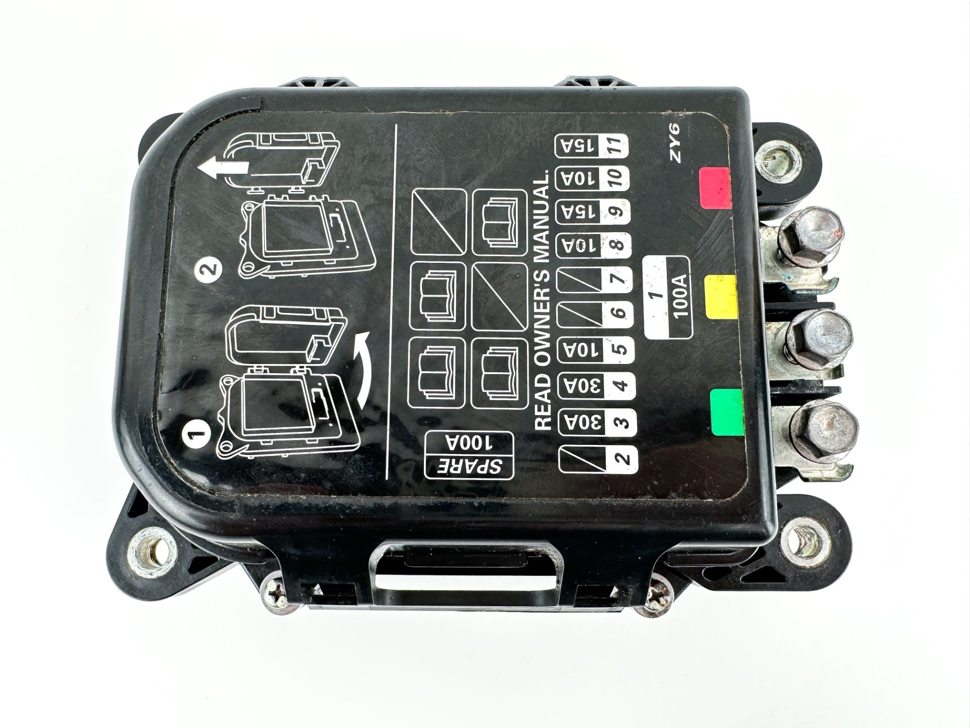 2011 Honda 135 HP 4 Stroke Outboard Fuse Box 32370-ZY6-004 OEM