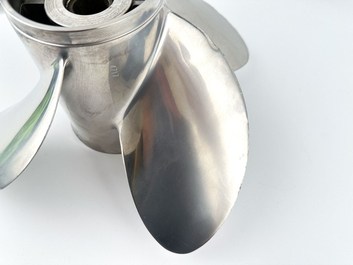 Solas Stainless Steel 4 Blade Propeller Prop 14 1/4" X 17P Right Hand