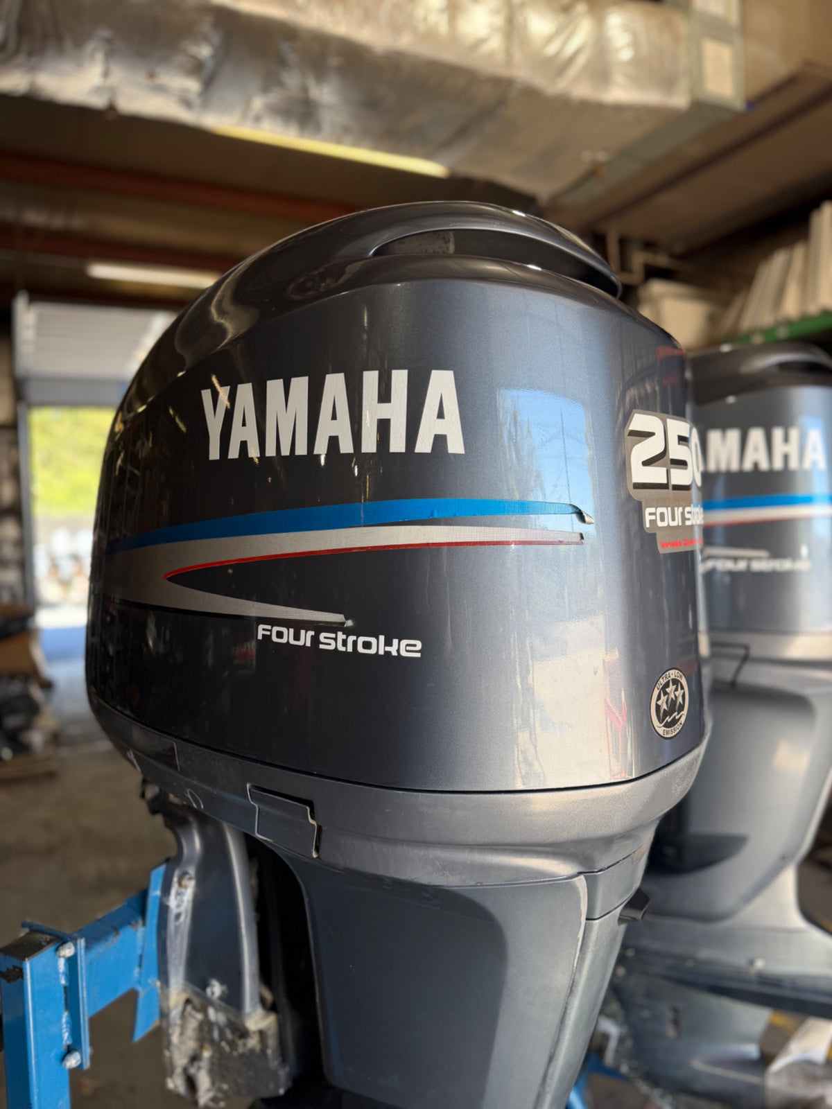 Twin 2007 Yamaha F250 250HP 4 Stroke Outboard Engines 25" - 205 Hours