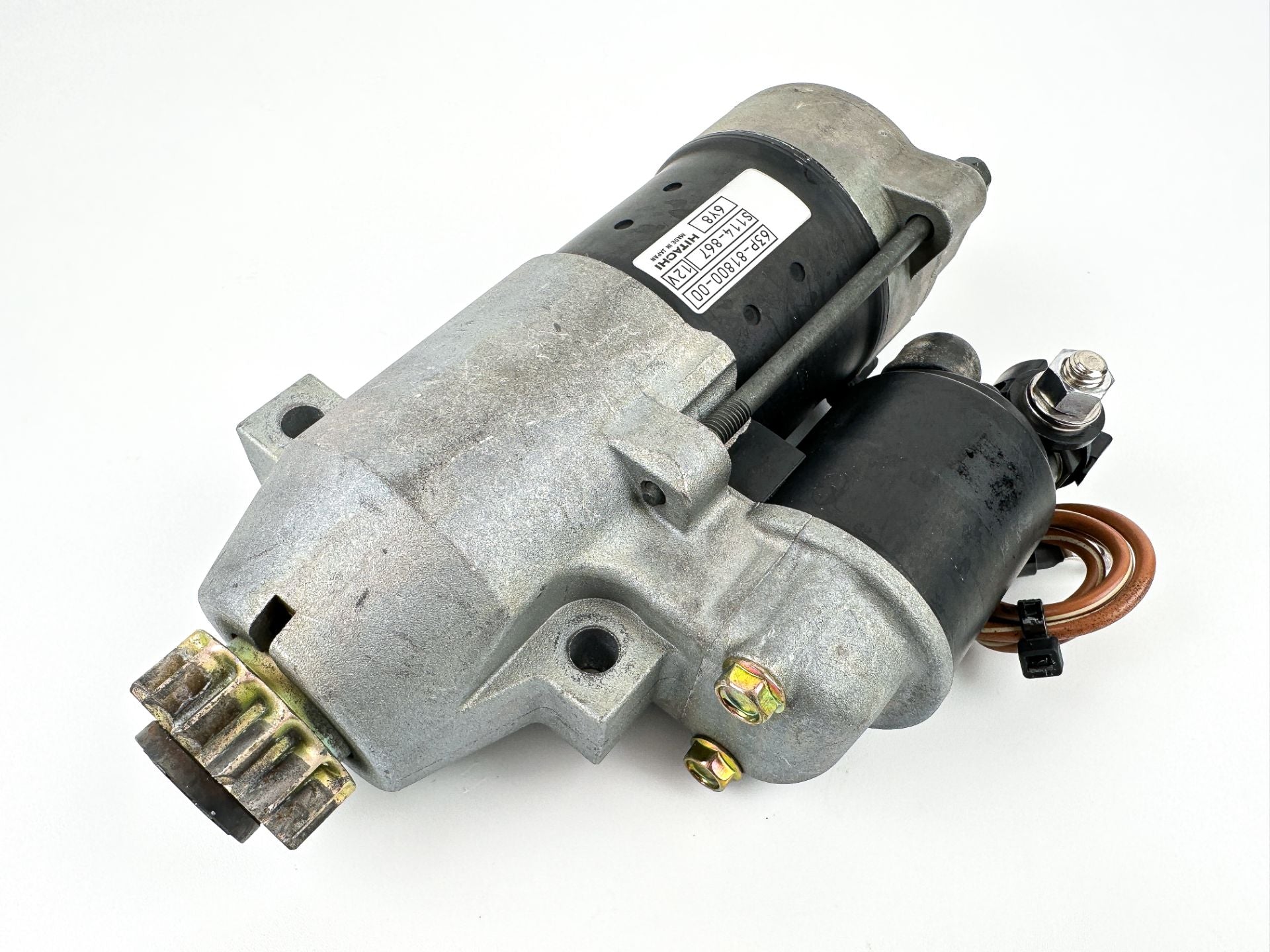 2007 Yamaha 150 HP 4 Stroke Outboard Starter Motor 63P-81800-00-00 OEM