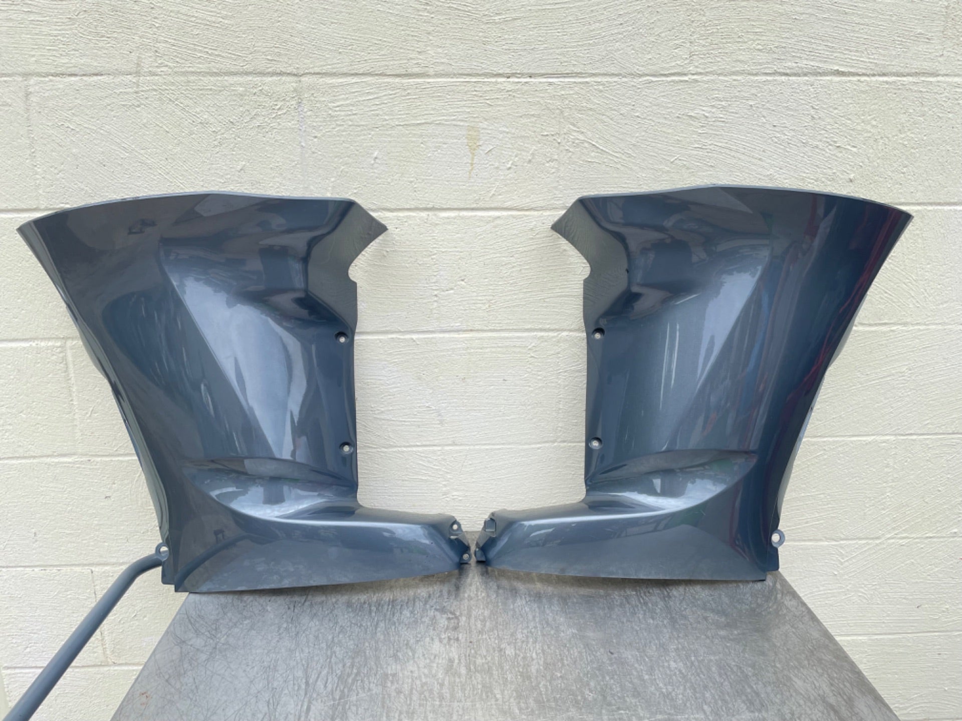 2007 - 2019 Yamaha F 350 HP 4 Stroke Outboard Lower Apron Cover Set Port Starboard
