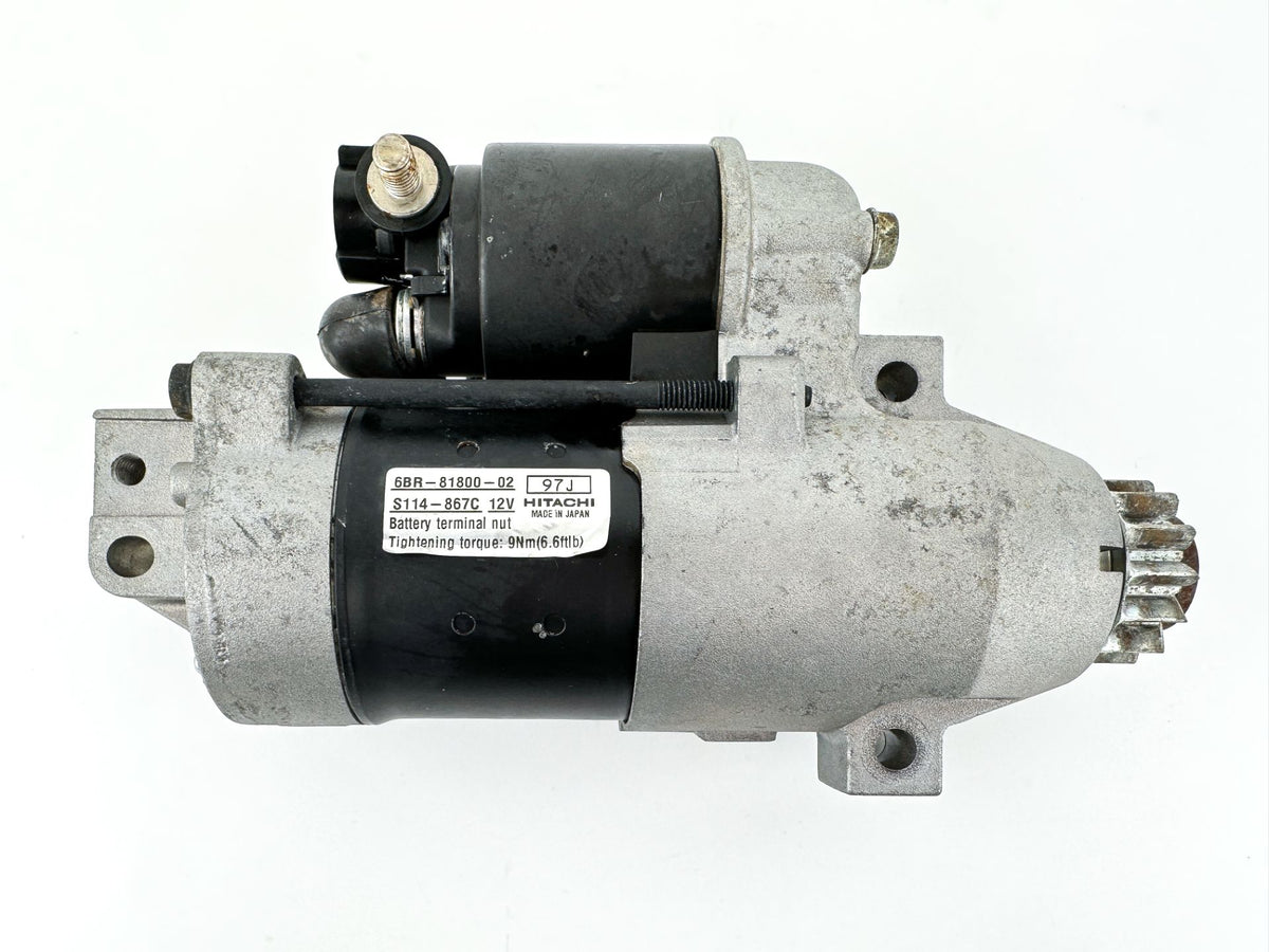 2020 Yamaha 150 HP 4 Stroke Outboard Starter Motor 6BR-81800-02-00 OEM