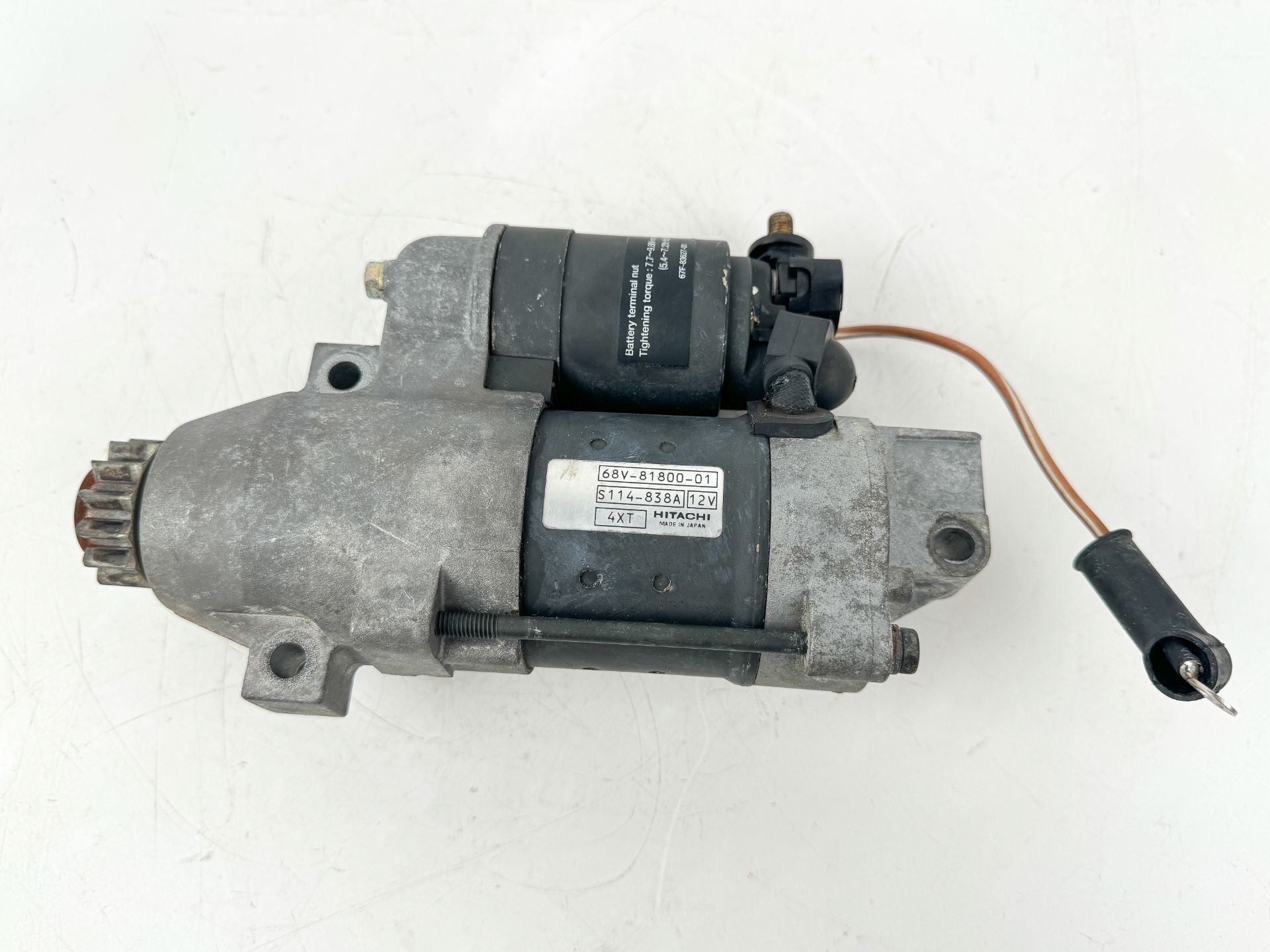 2001-2011 Yamaha 115HP 4 Stroke Outboard Starter Motor 68V-81800-01-00