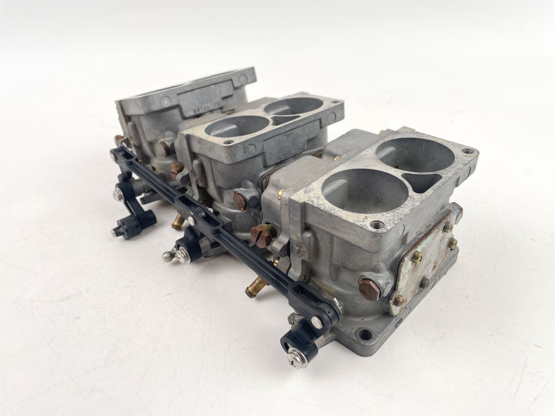 1989 Mercury 150 HP 2 Stroke Outboard Carburetor Set Top Middle Bottom WH-48