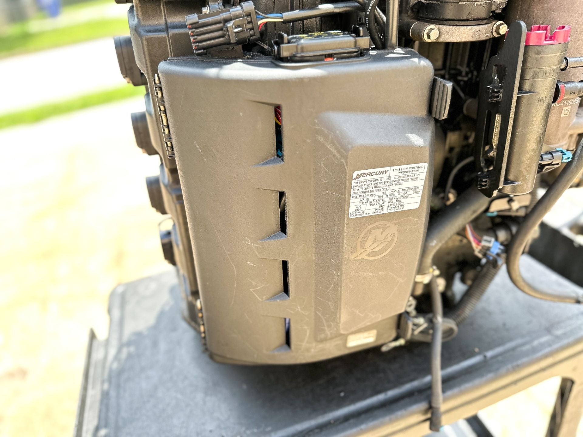 2005 Mercury 225 HP 4 Stroke Outboard Powerhead 895247A05 779 Hours