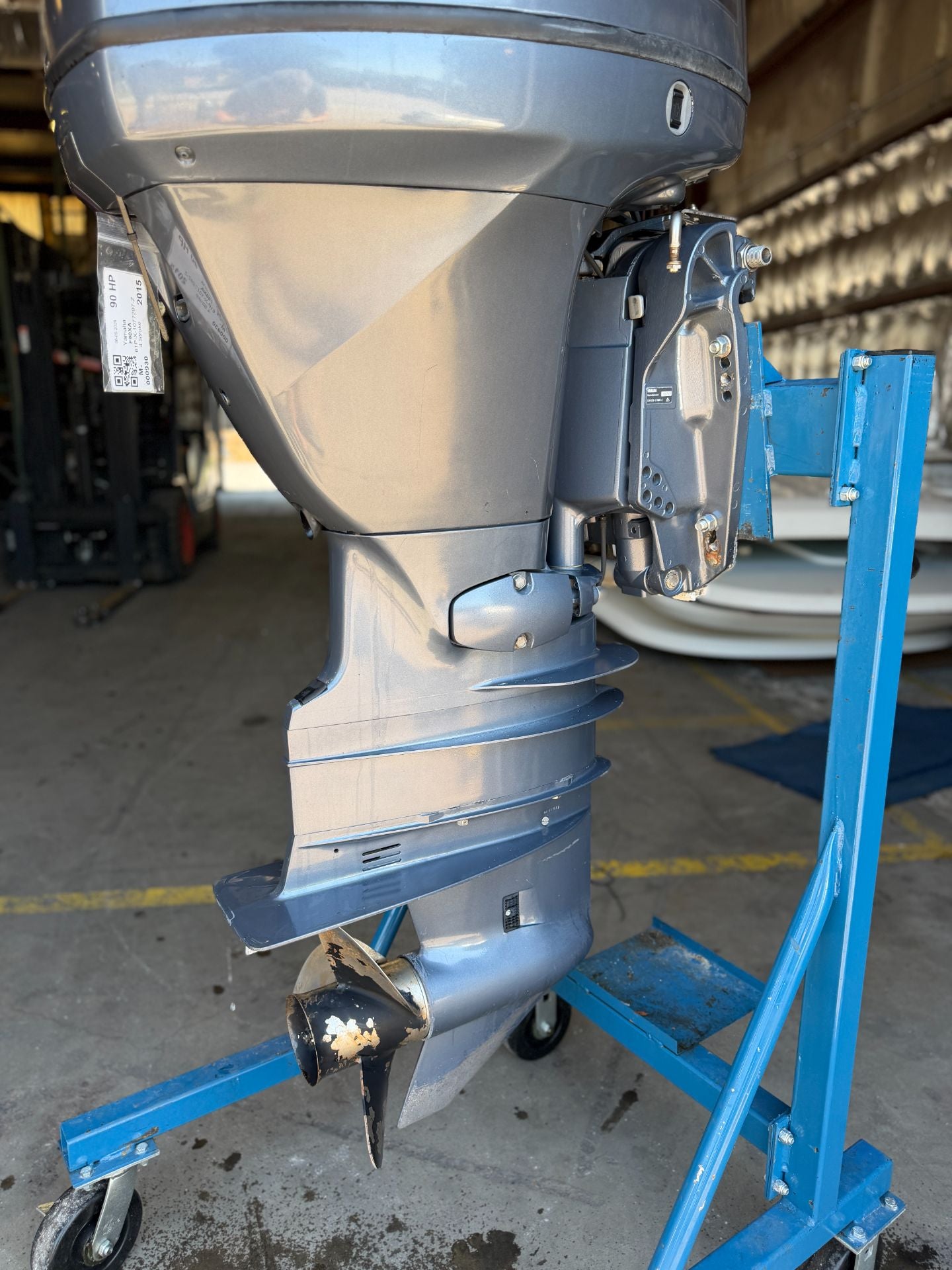 2015 Yamaha F90 90HP F90XA 4 Stroke Outboard Engine 25" - 218 Hours