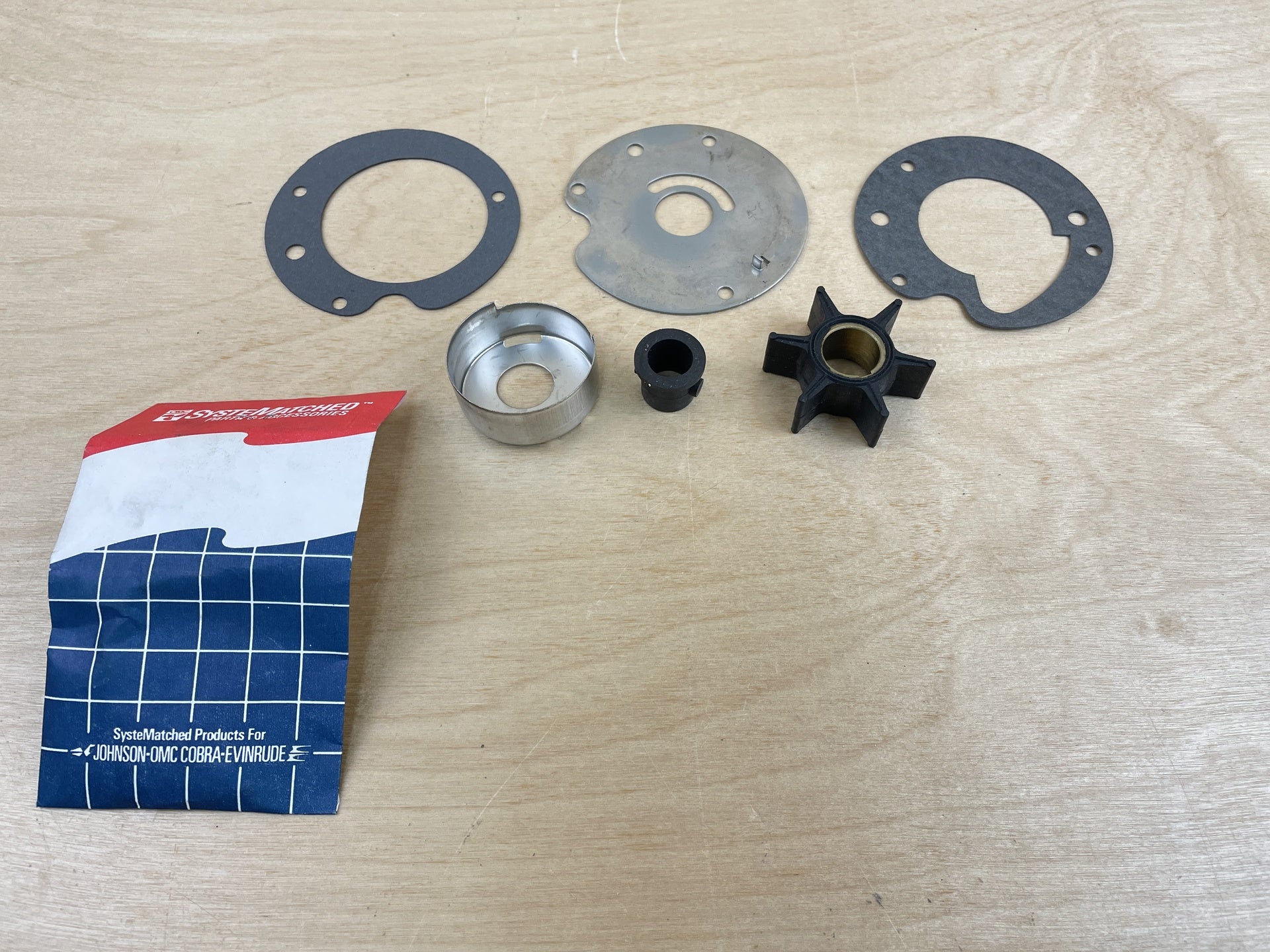Evinrude Johnson OMC Water Pump Kit No Housing 390381 Brand New OEM