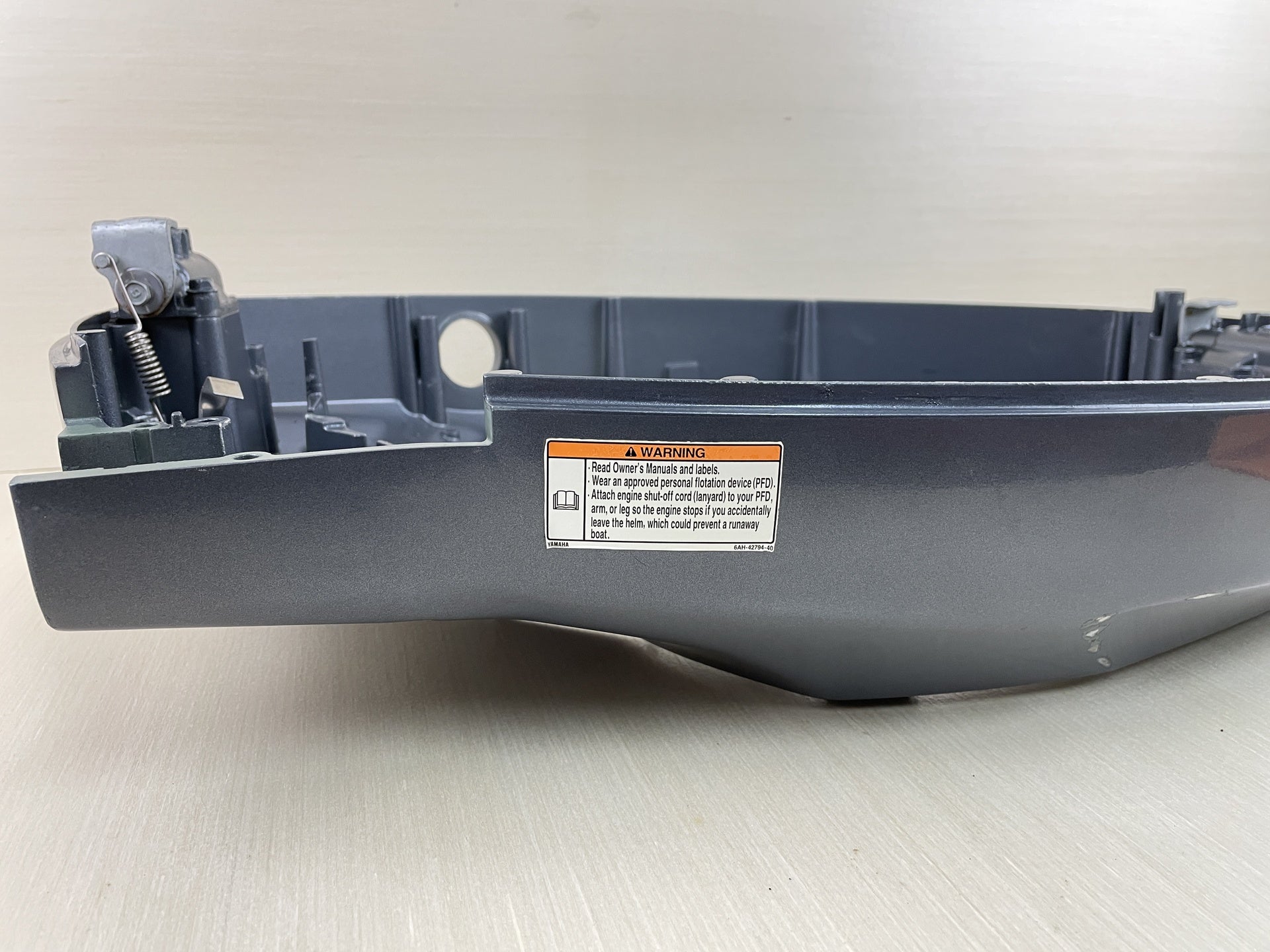 2008 Yamaha 90HP F90 4 Stroke Outboard Bottom Cowling Cover Assembly 6D8-42710-00-8D