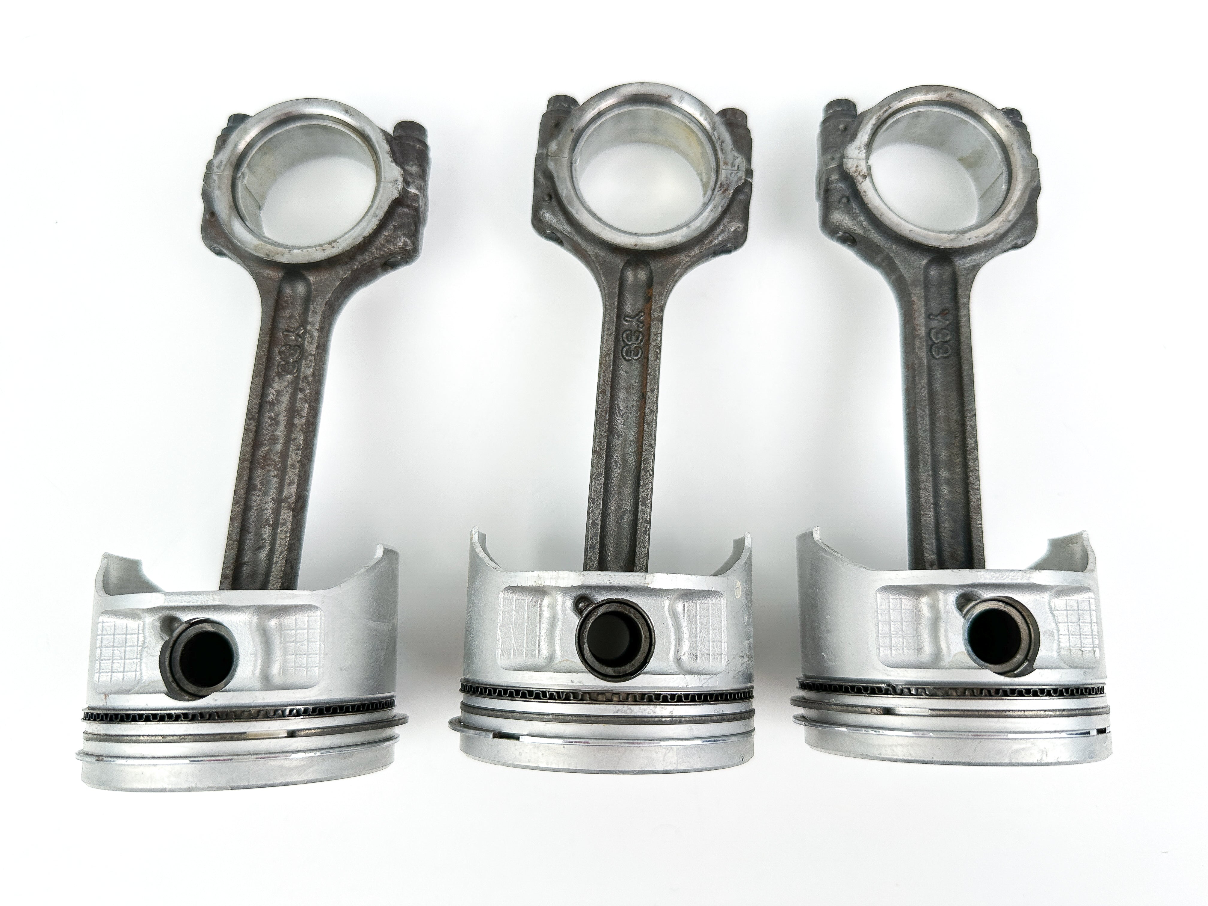 2002 Yamaha 60HP 4 Stroke Outboard Piston & Connecting Rod Assembly Set 3 62Y-11650-10-00