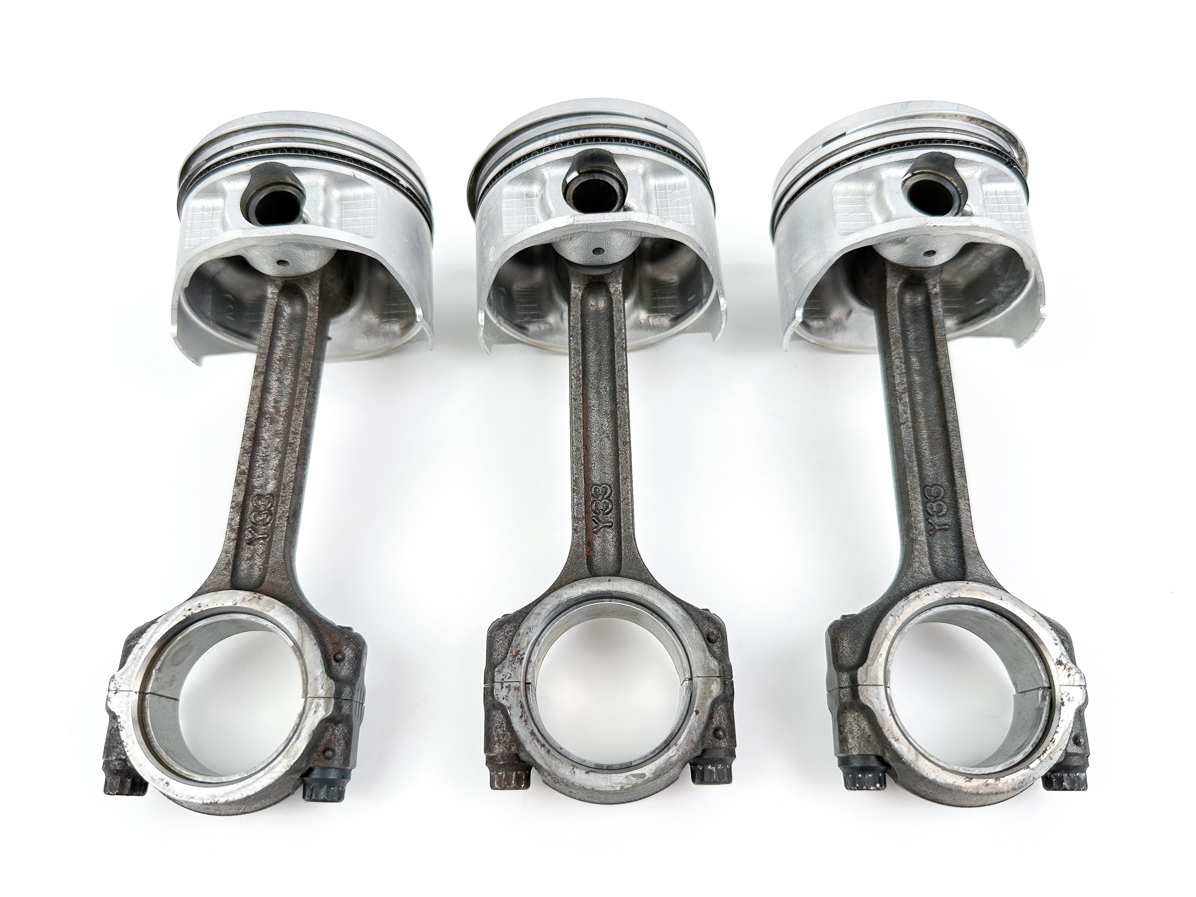 2002 Yamaha 60HP 4 Stroke Outboard Piston & Connecting Rod Assembly Set 3 62Y-11650-10-00