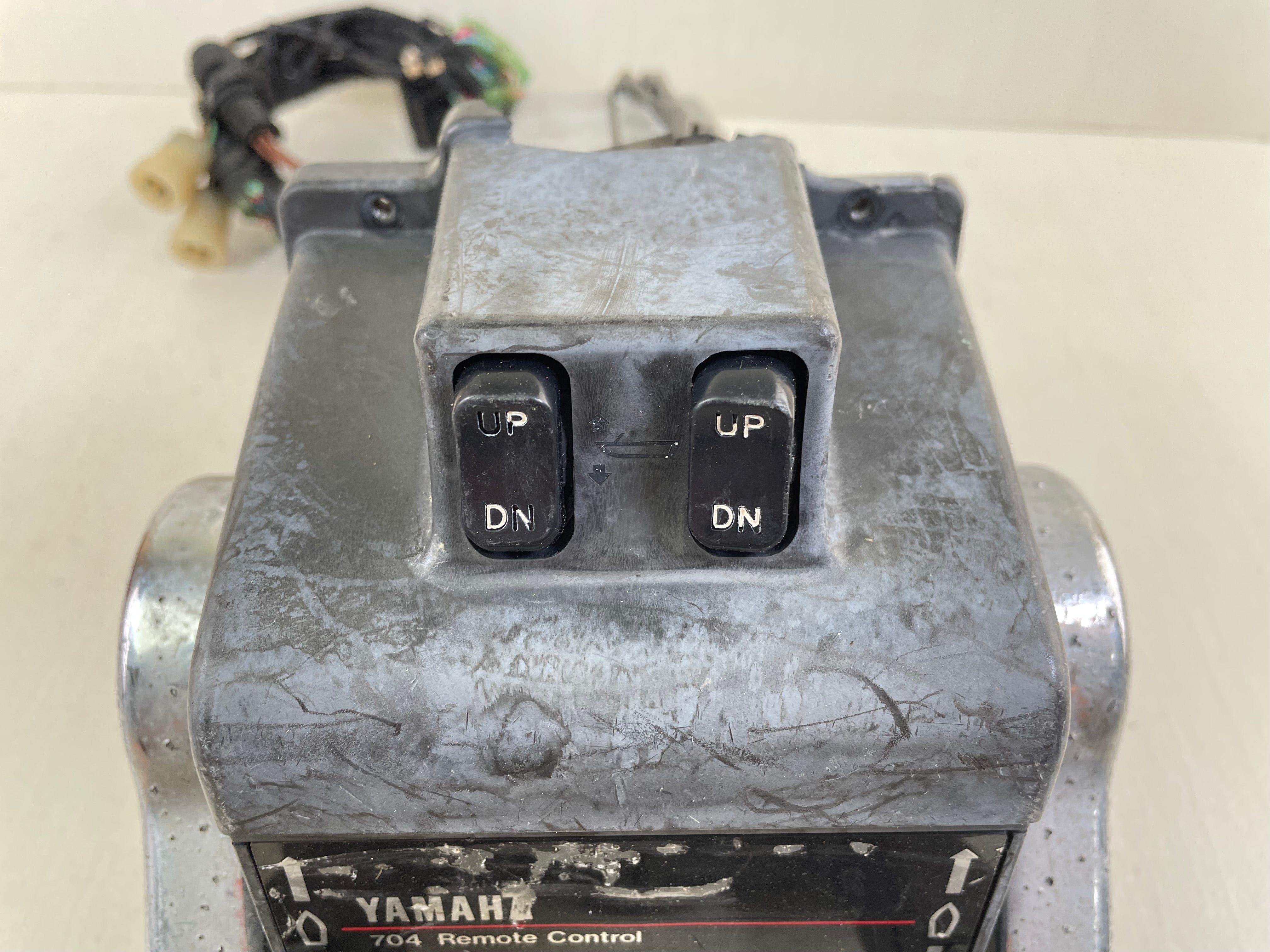 Dual Yamaha 704 Binnacle Top Mount Control Box Assembly OEM