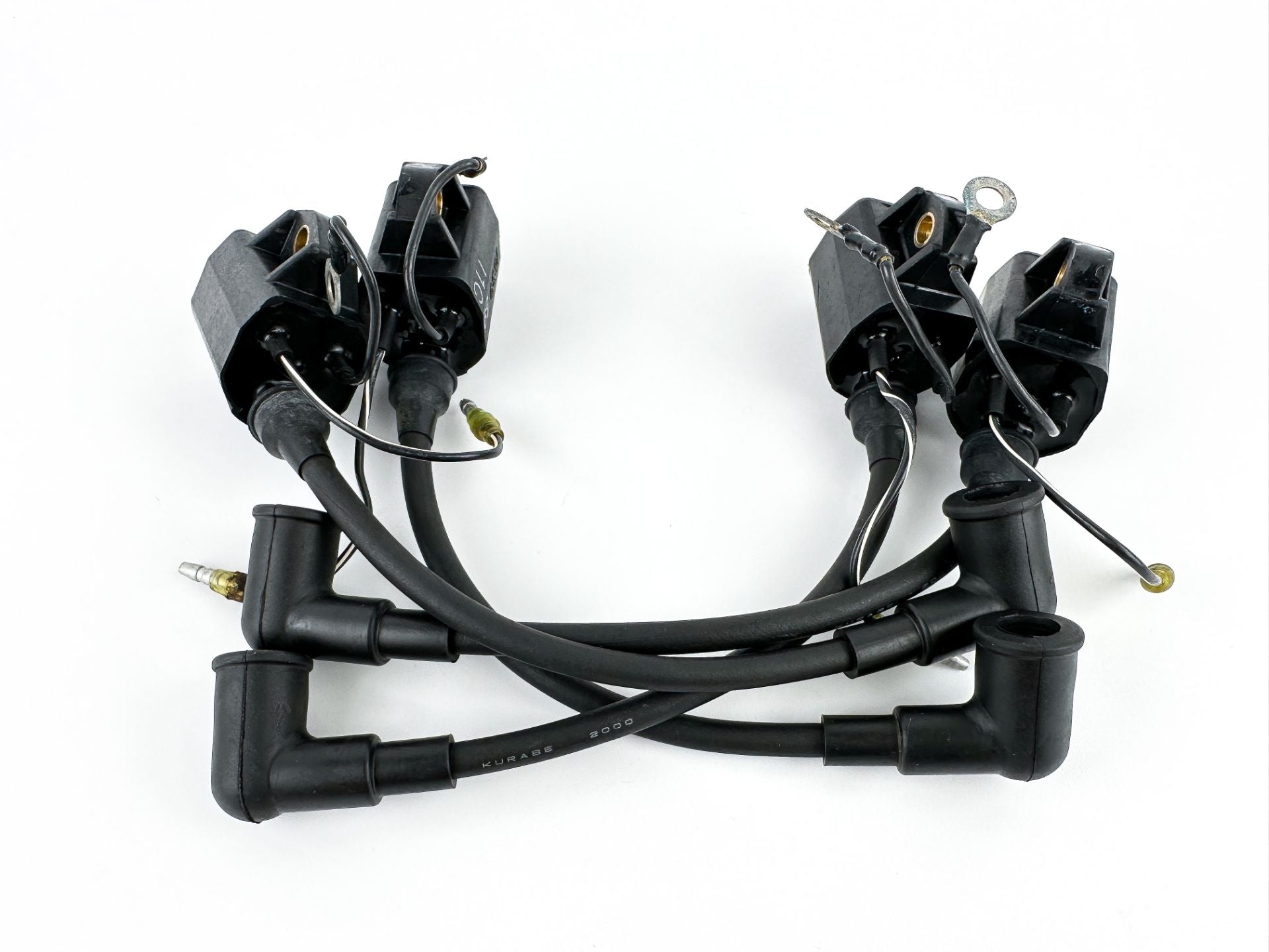 2001 Yamaha 115 HP 2 Stroke Outboard Ignition Coil Set 6R3-85570-01-00 OEM
