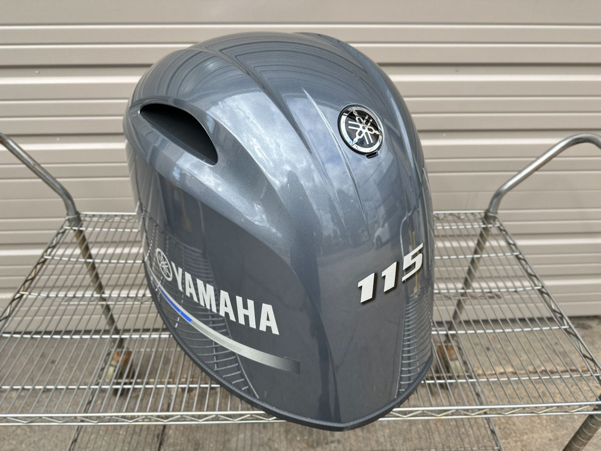 2014 + Yamaha 115HP 4 Stroke Outboard Top Cowling Cover Hood 6EK-42610-02-00