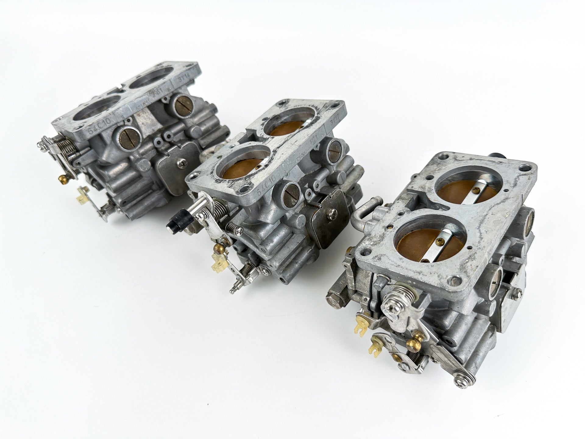 2005 Yamaha 150 HP 2 Stroke Outboard Carburetor Set 64C-14301-10-00 OEM