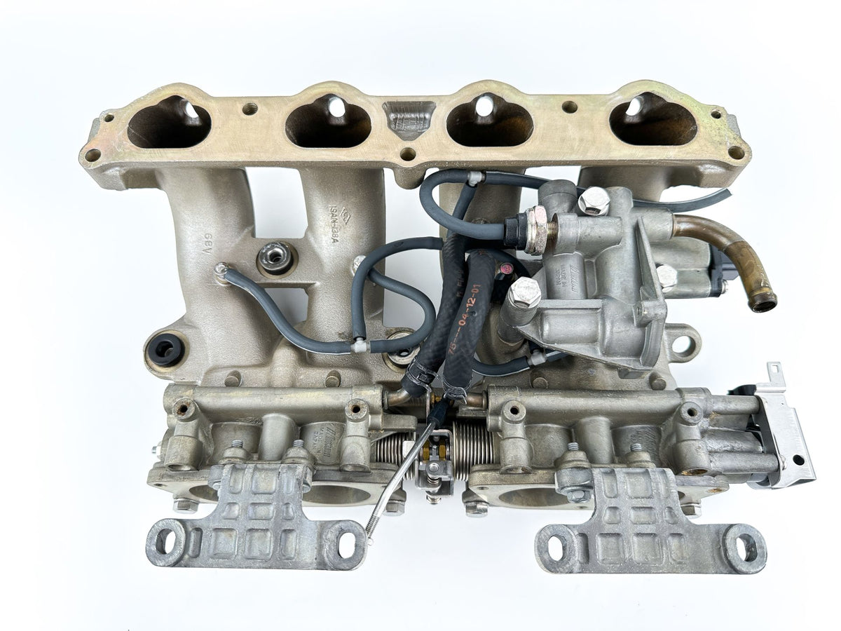 2007 Yamaha 115 HP 4 Stroke Outboard Intake Manifold & Throttle Body 68V-13751-01-00 OEM