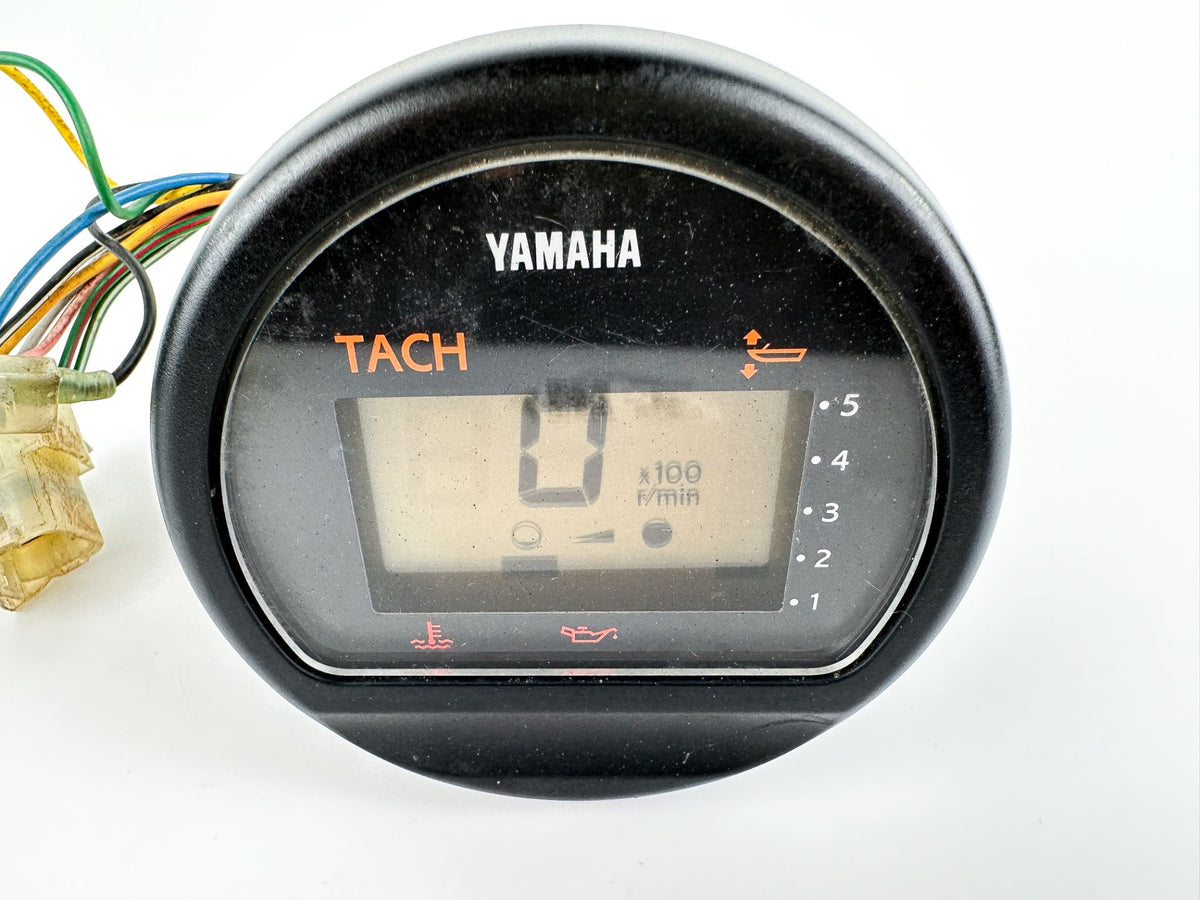 Yamaha Outboard Digital Tachometer Multi-Function Gauge - Repaired & Tested