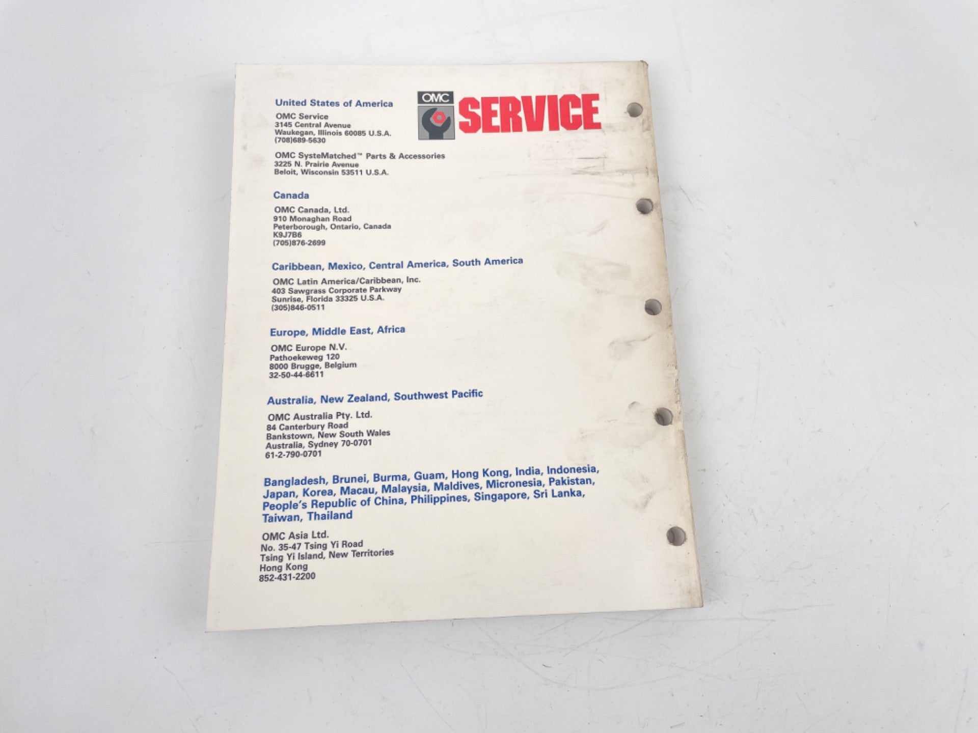 1991 EI Johnson Evinrude outboard 9.9 thru 30 hp factory service manual 507946