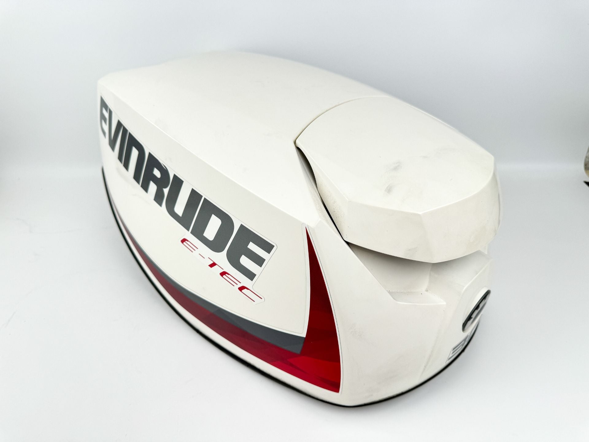 2015 Evinrude 30 HP 2 Stroke Outboard Top Cowling White 0285826 OEM