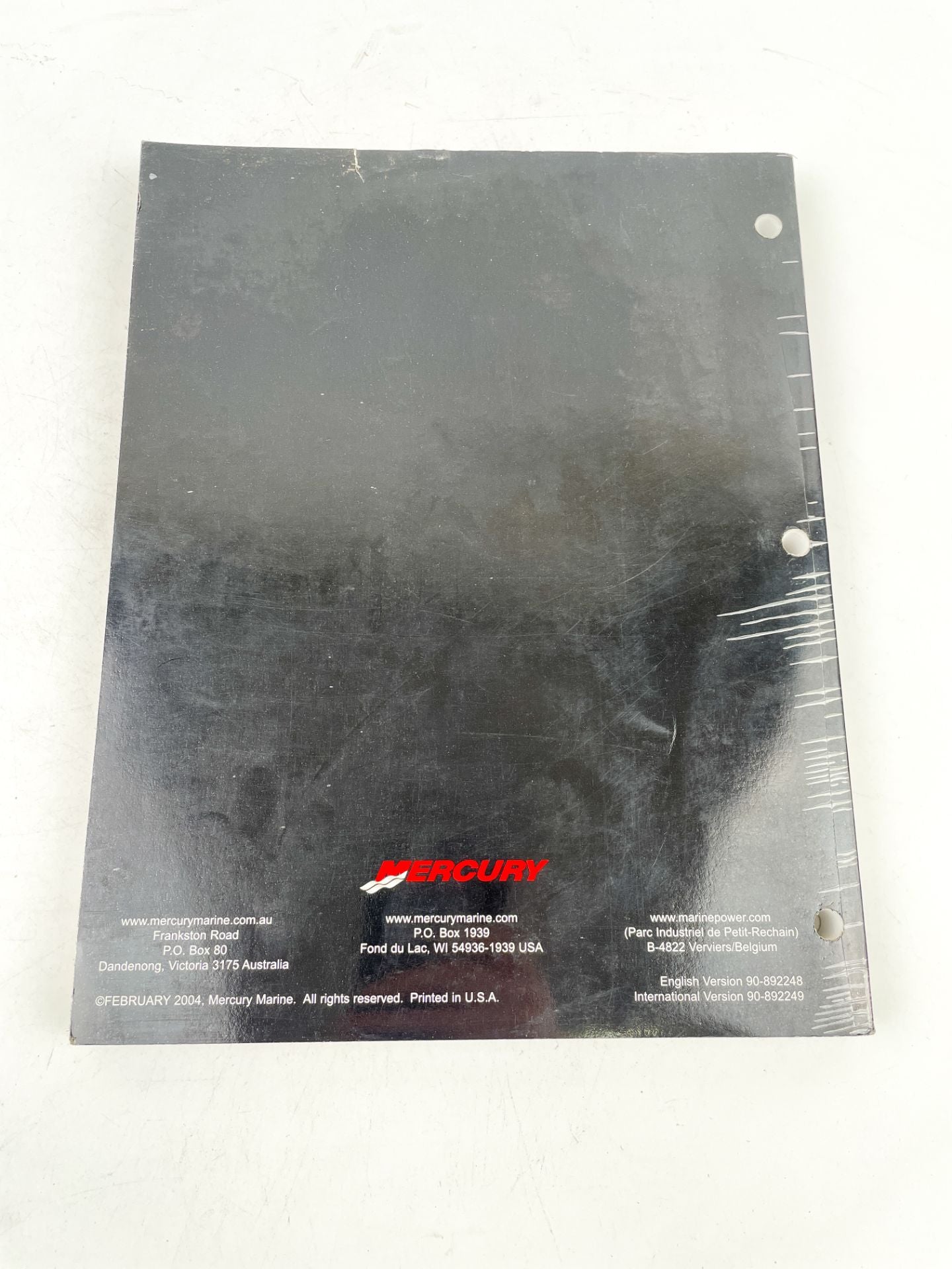 2004 Mercury Marine 8/9.9 FourStroke Factory Service Manual 90-892248