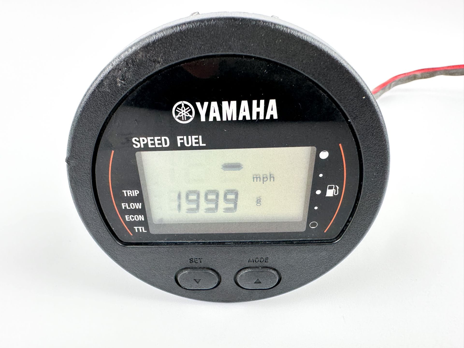 Yamaha Outboard Command Link Round Fuel Speed Speedometer Gauge