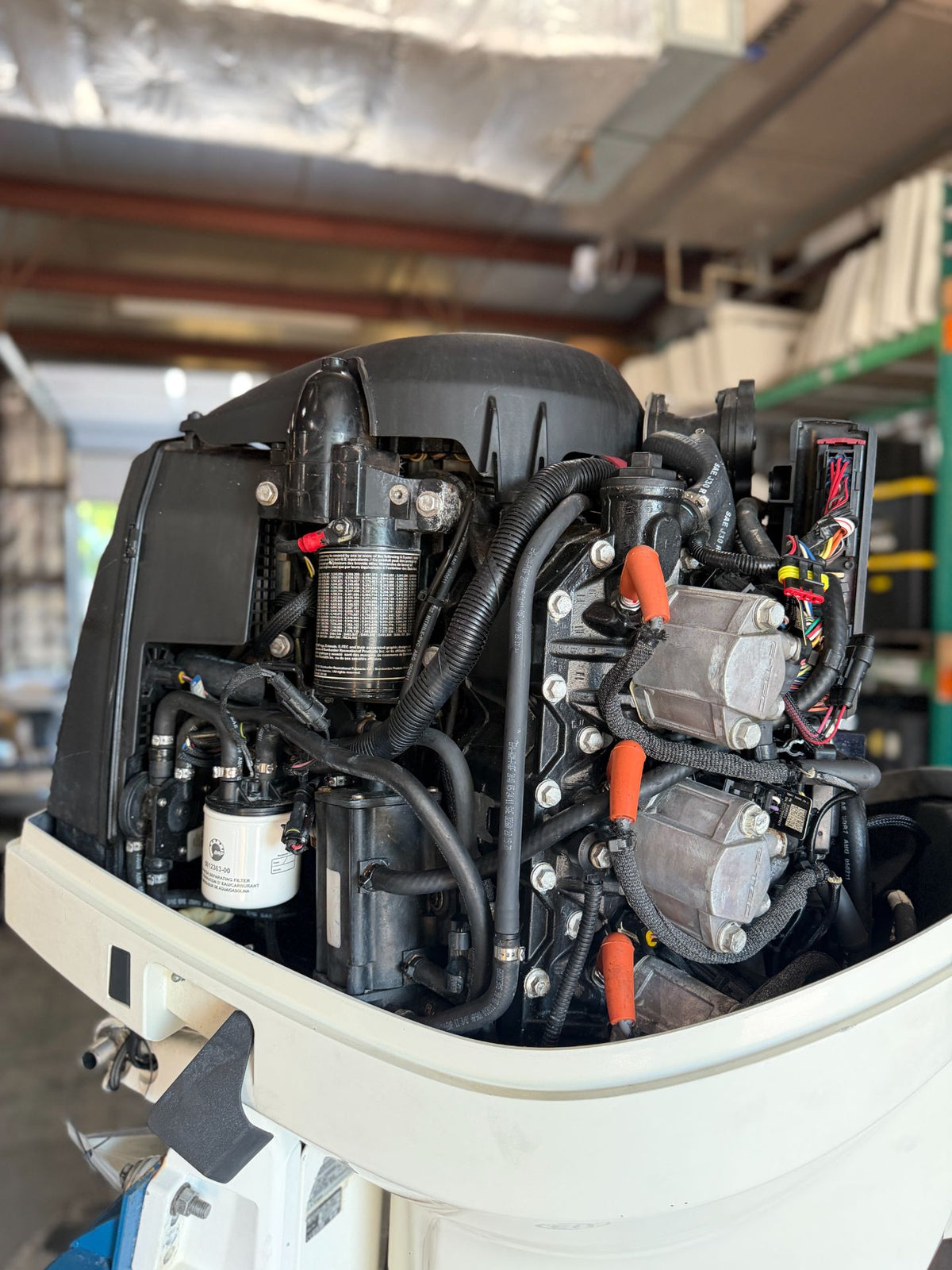 2012 Evinrude Etec 225HP 2 Stroke Outboard Engine 25" Shaft 438 Hours