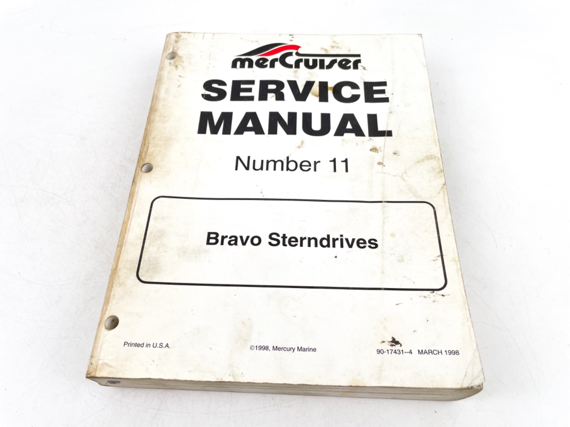 Mercruiser Service Manual Number 11 Bravo Stern Drive Unit 90-17431-4