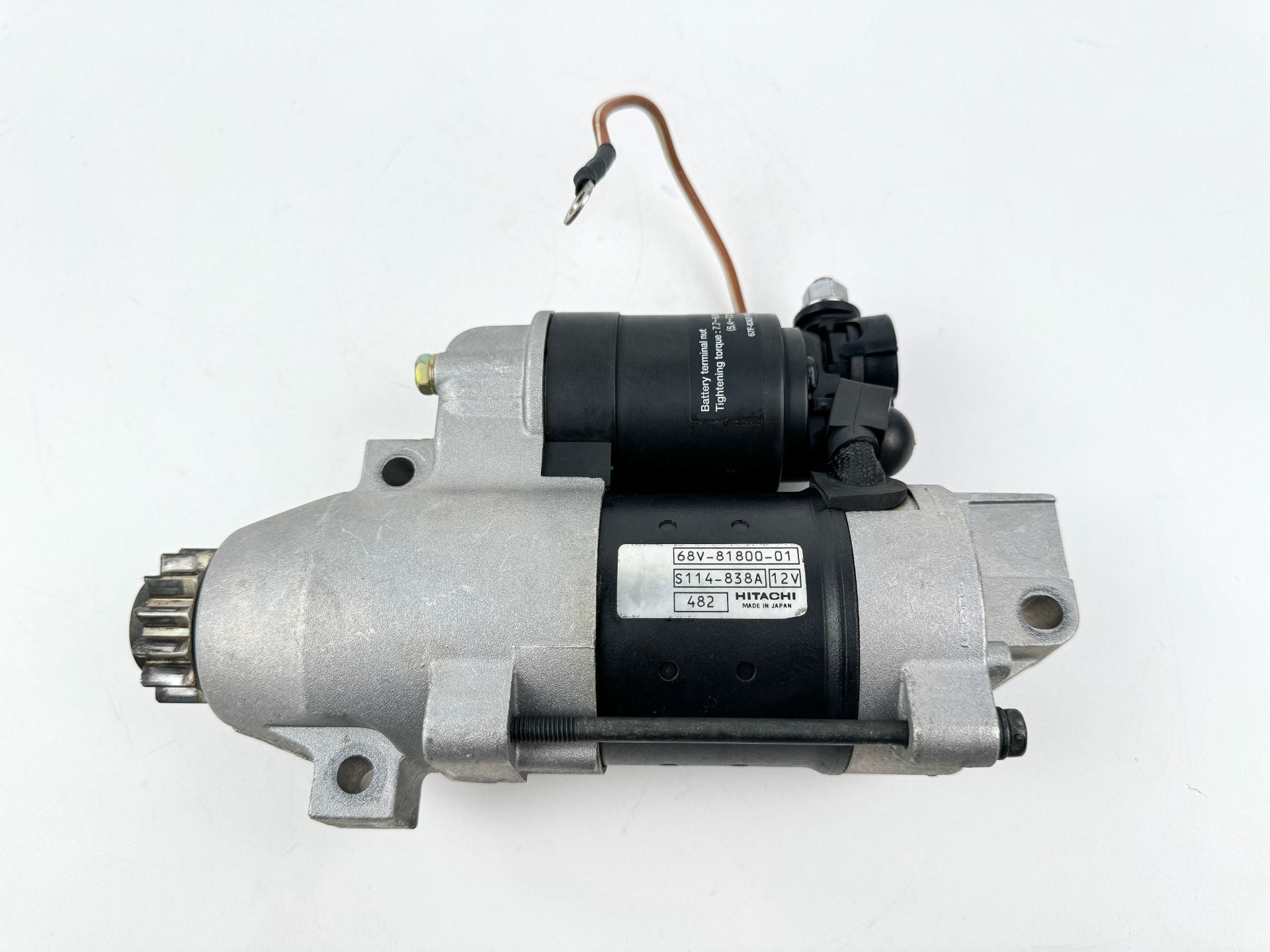 2005 Yamaha 75 HP 4 Stroke Outboard Starter Motor 68V-81800-01-00 OEM