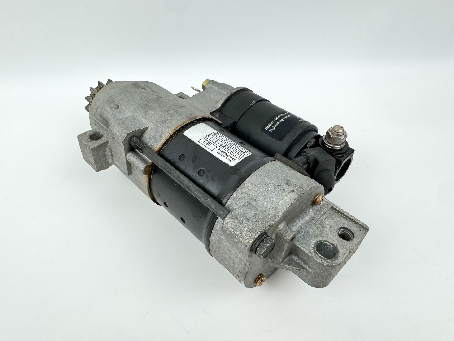 01-04 Yamaha 75 80 90 100 HP 4 Stroke Outboard Starter Motor 67F-81800-02-00