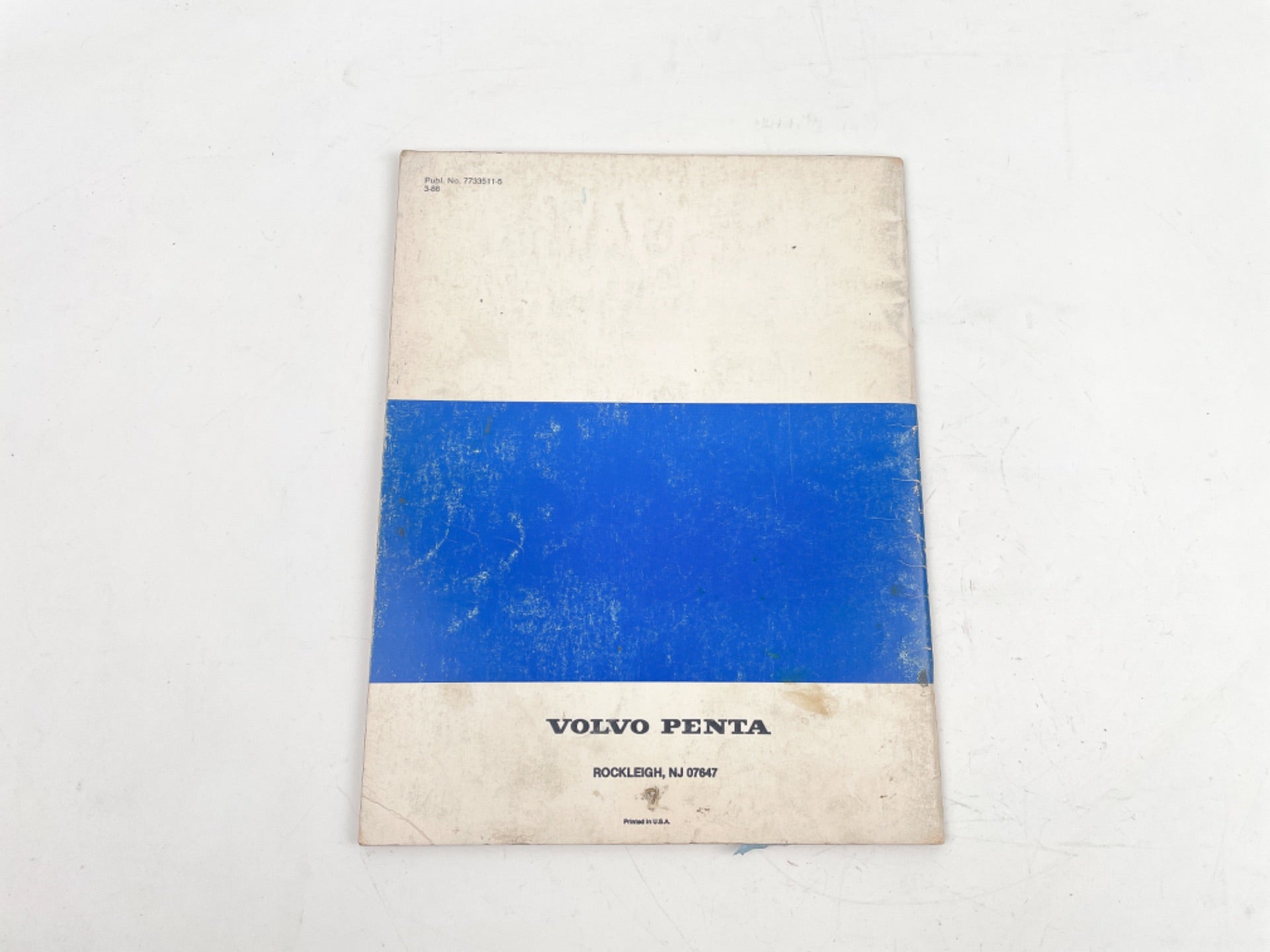 Volvo Penta Stern Drive Engine Workshop Manual 7733511-5