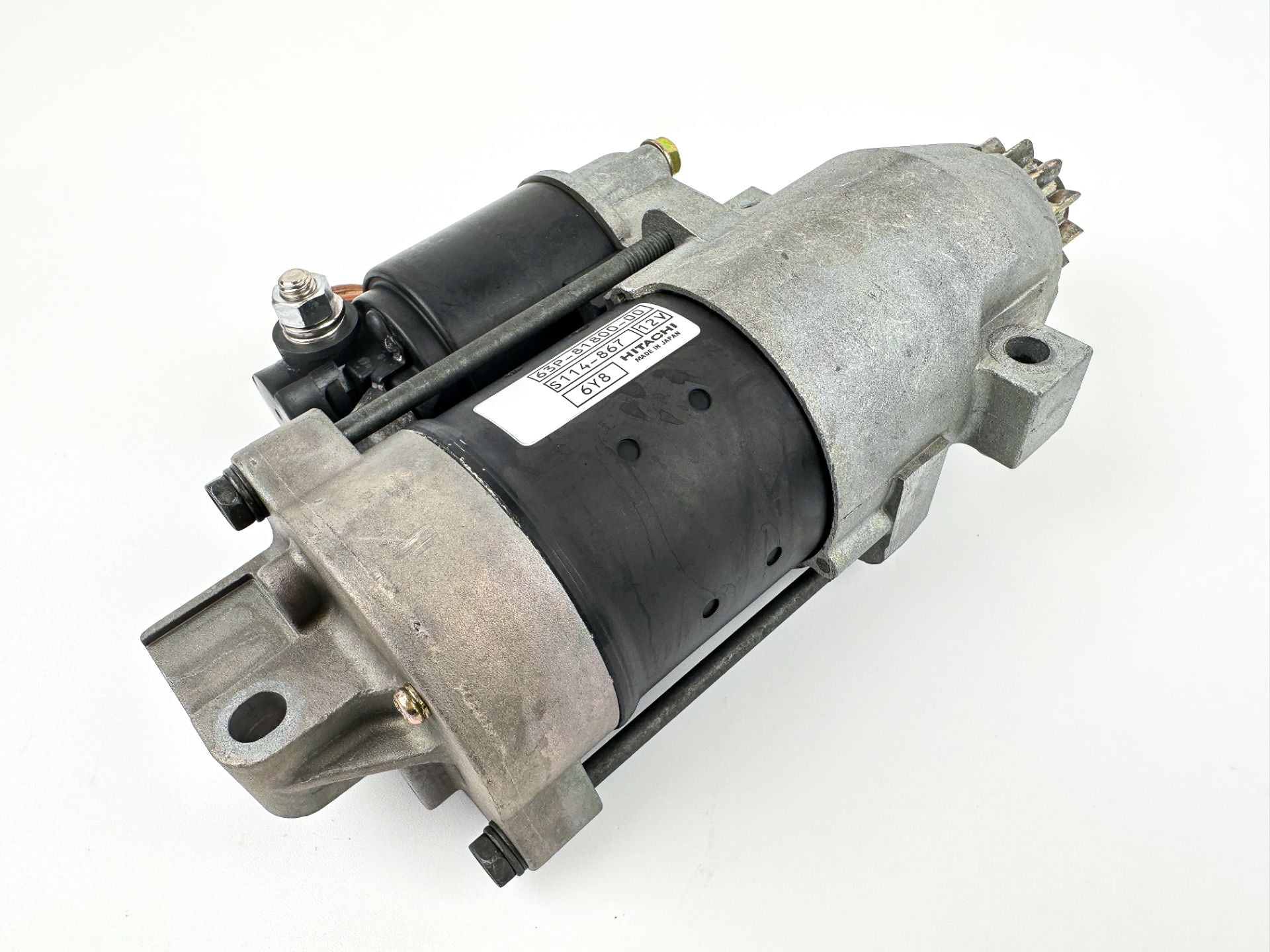 2007 Yamaha 150 HP 4 Stroke Outboard Starter Motor 63P-81800-00-00 OEM