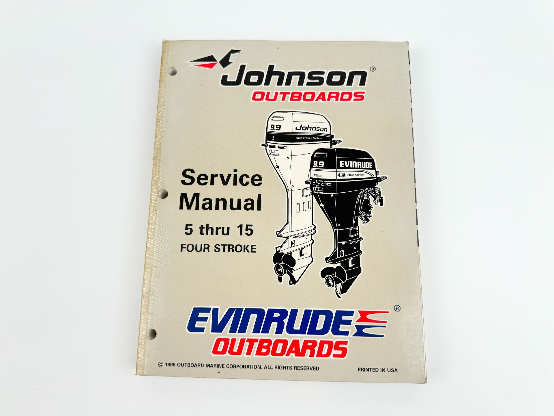 1997 EU Johnson Evinrude outboard 5 thru 15 hp four stroke 507262