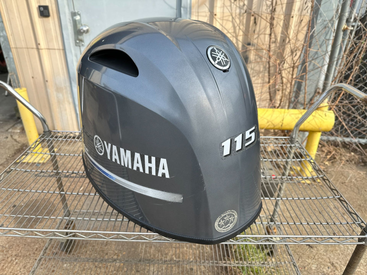 2019 Yamaha 115 HP 4 Stroke Outboard Top Cowling 6EM-81800-01-00 OEM