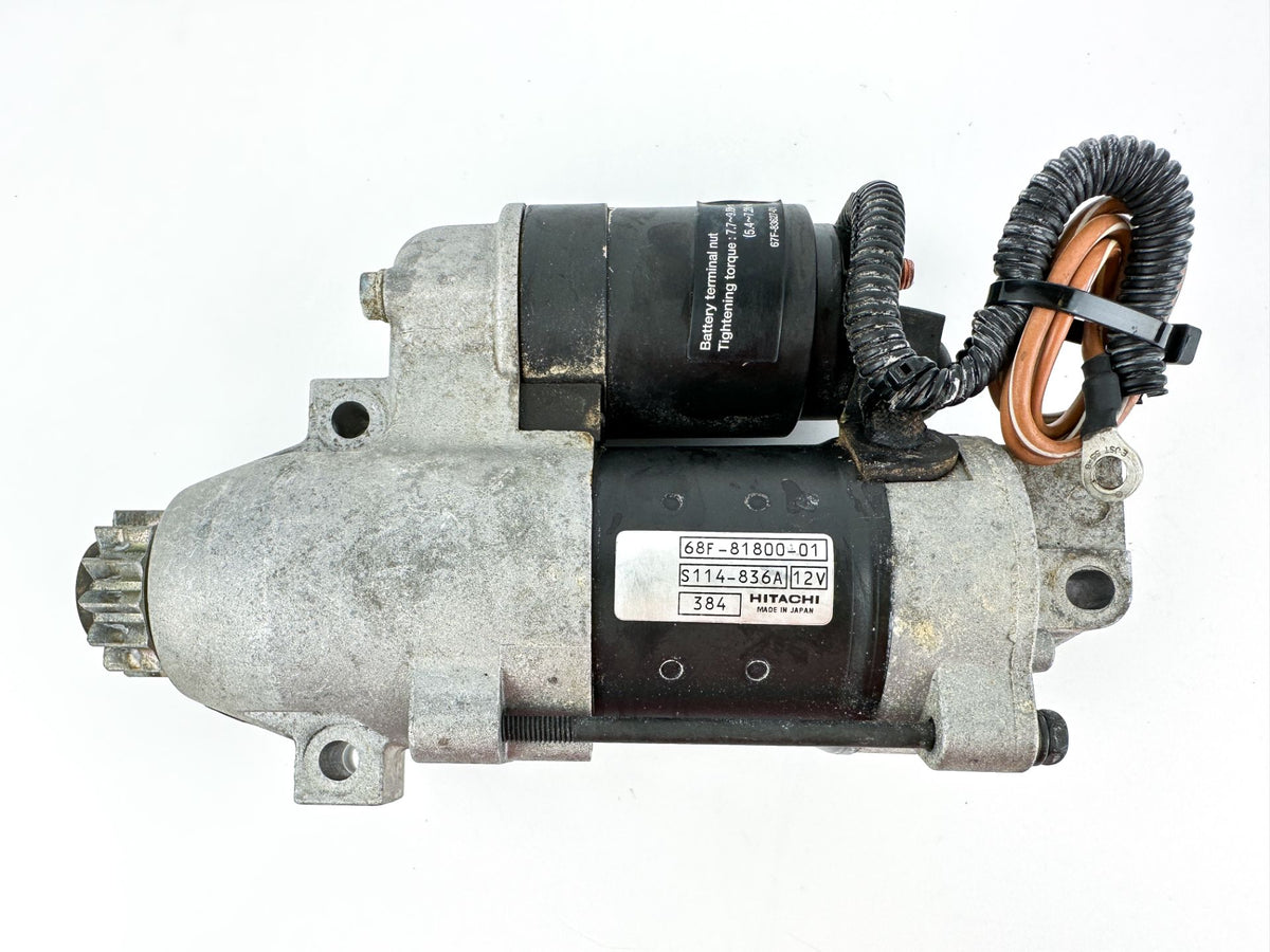 2004 Yamaha 150 HP 2 Stroke Outboard Starter Motor 68F-81800-01-00 OEM
