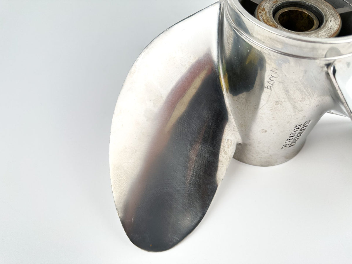 Suzuki Outboard Stainless Steel Propeller Prop 3 x 16 x 21.5 Left Hand