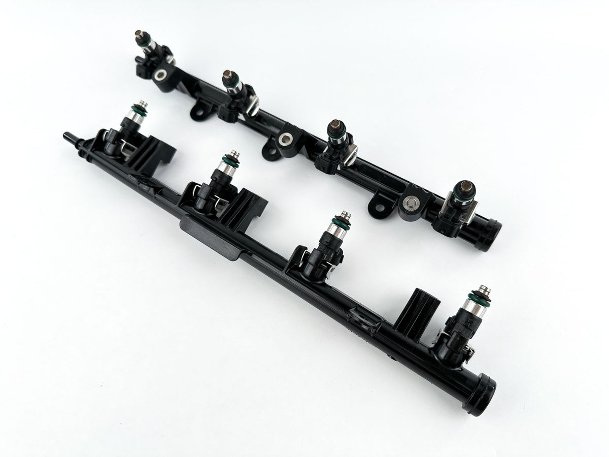 2013 Yamaha 350 HP 4 Stroke Outboard Fuel Injector Set W/ Rail 6AW-13761-00-00 OEM