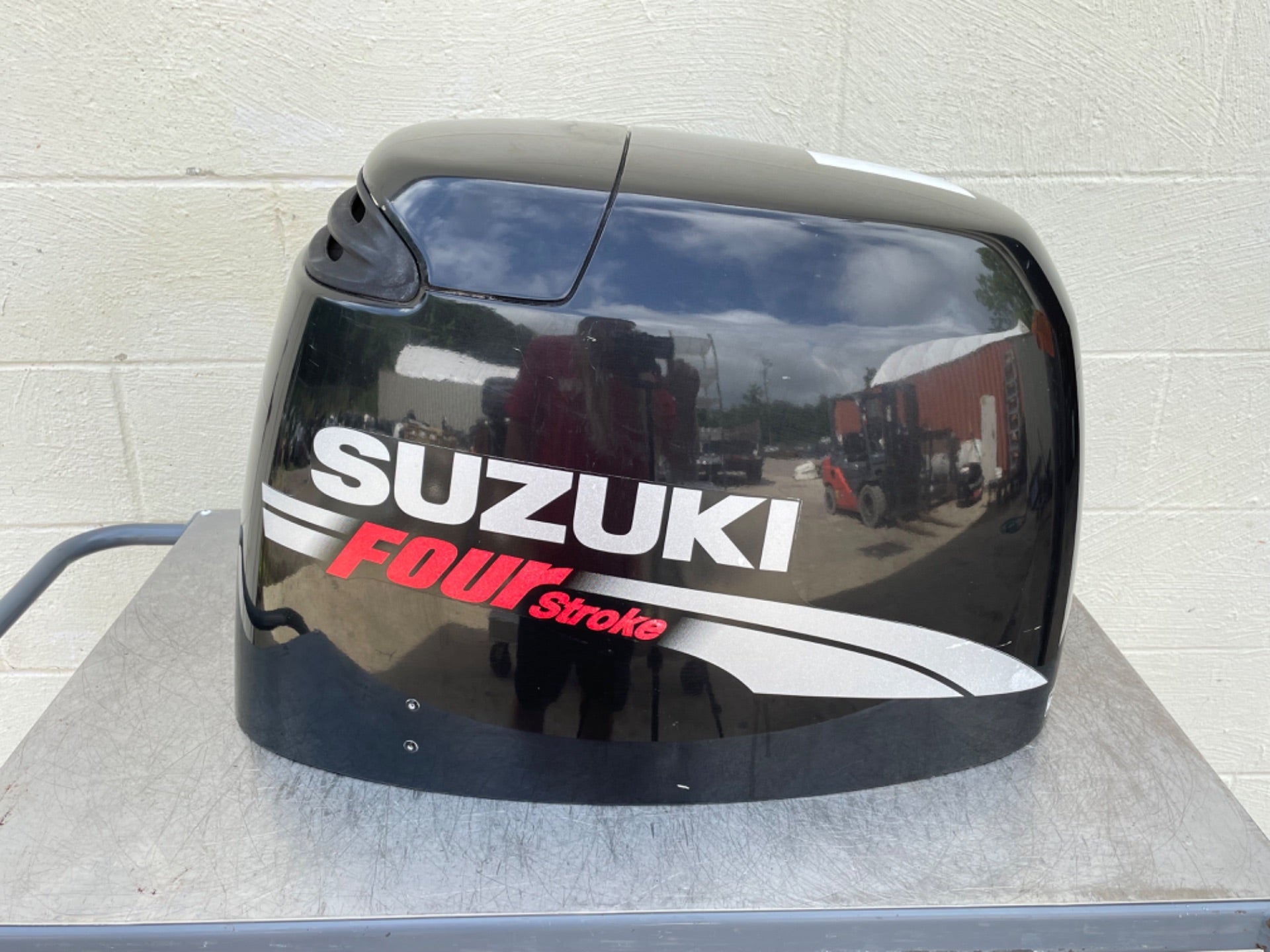 2003-09 Suzuki 90 HP 4 Stroke Outboard Top Cowling Cover Lid Hood Assembly