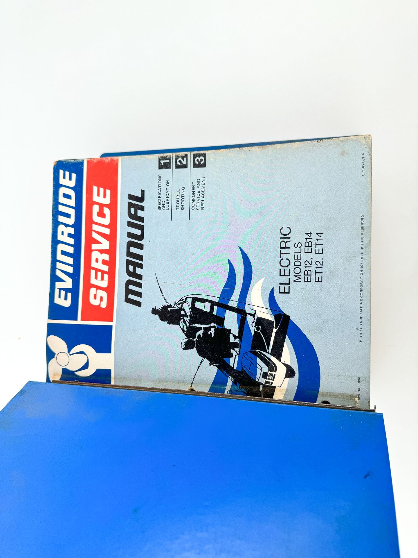 1975 Evinrude Service Manual Book Set