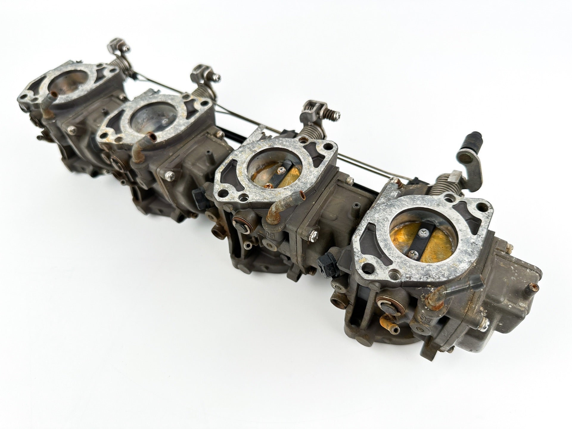2002 Honda 90 HP 4 Stroke Outboard Carburetor Set 16100-ZW1-L42ZA OEM