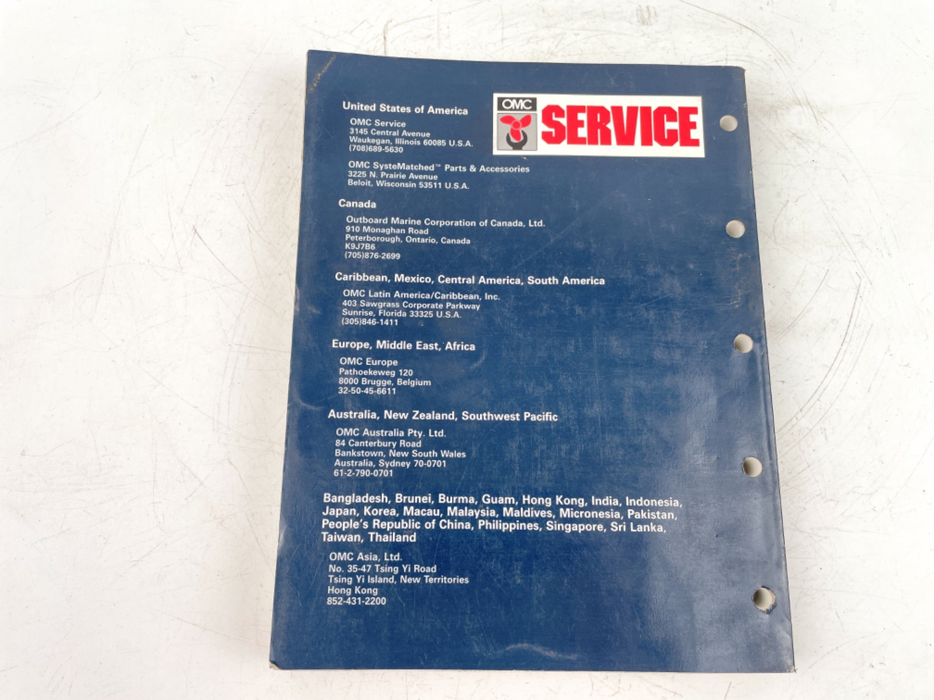 1992 OMC Johnson Evinrude Outboard "EN" 90°Cross V Models Service Manual 508145