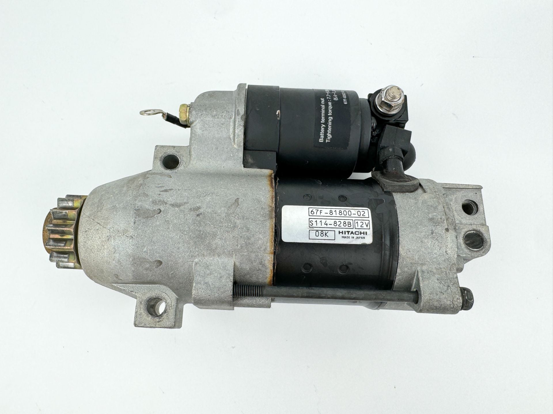 01-04 Yamaha 75 80 90 100 HP 4 Stroke Outboard Starter Motor 67F-81800-02-00