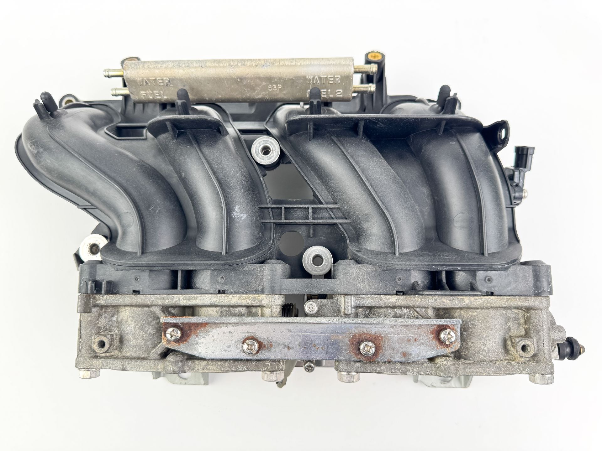 2004 Yamaha 150 HP 4 Stroke Outboard Intake Manifold & Throttle Body 63P-14440-00-00 OEM